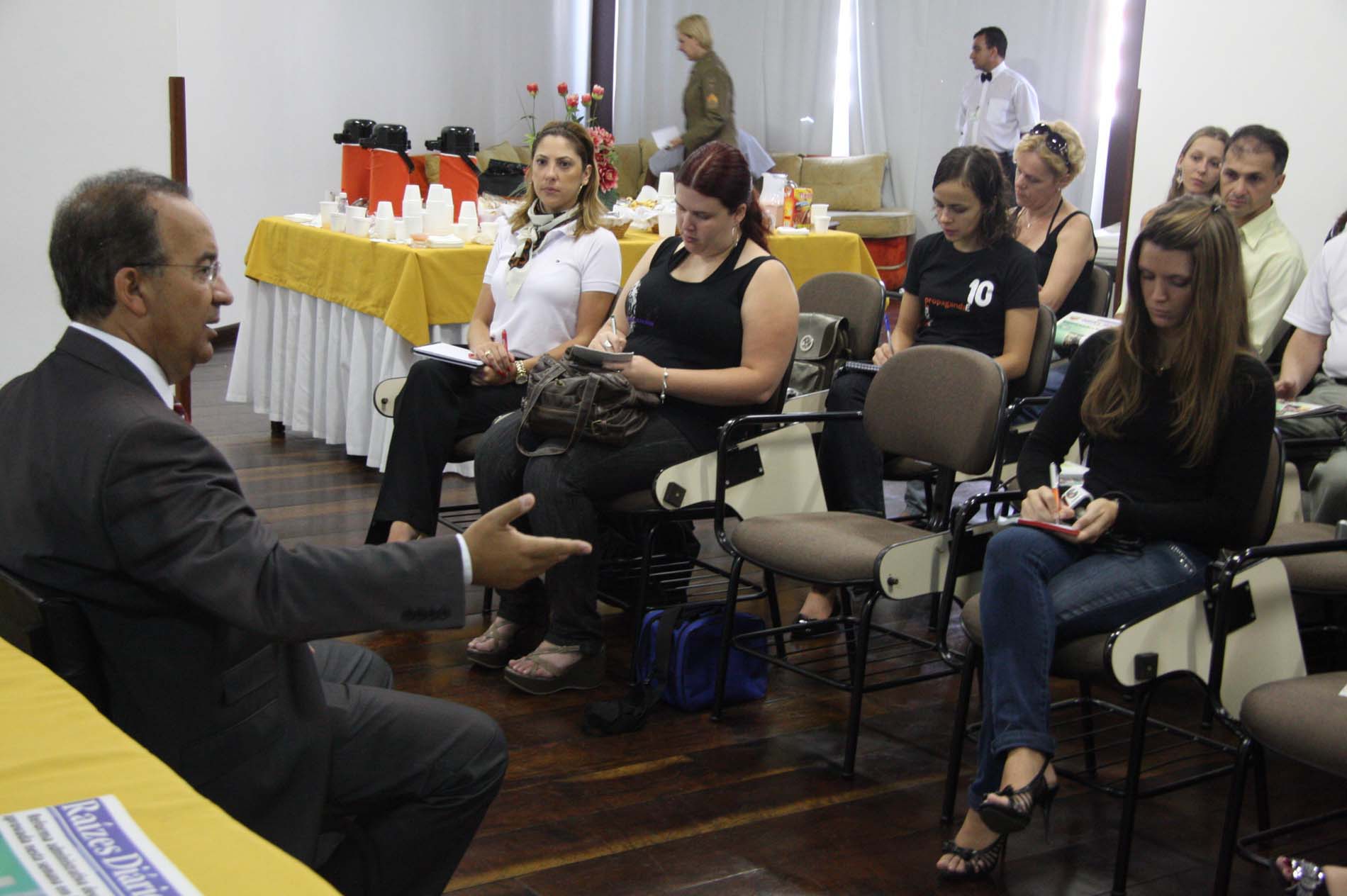 Entrevista Coletiva do Deputado Jorginho Mello (PSDB) em Joaçaba