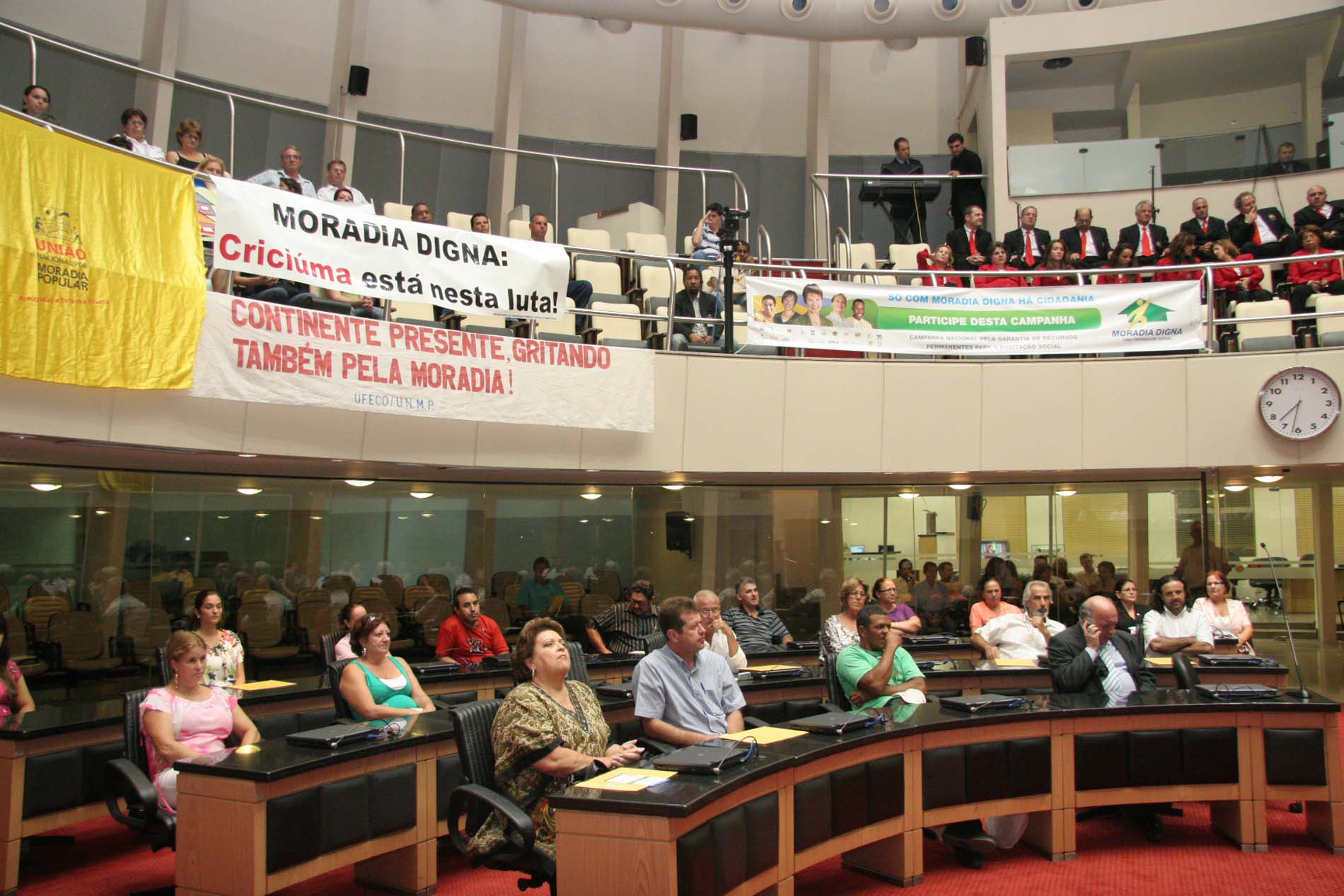 Sessão Especial para o lançamento da Campanha Nacional pela Moradia Digna