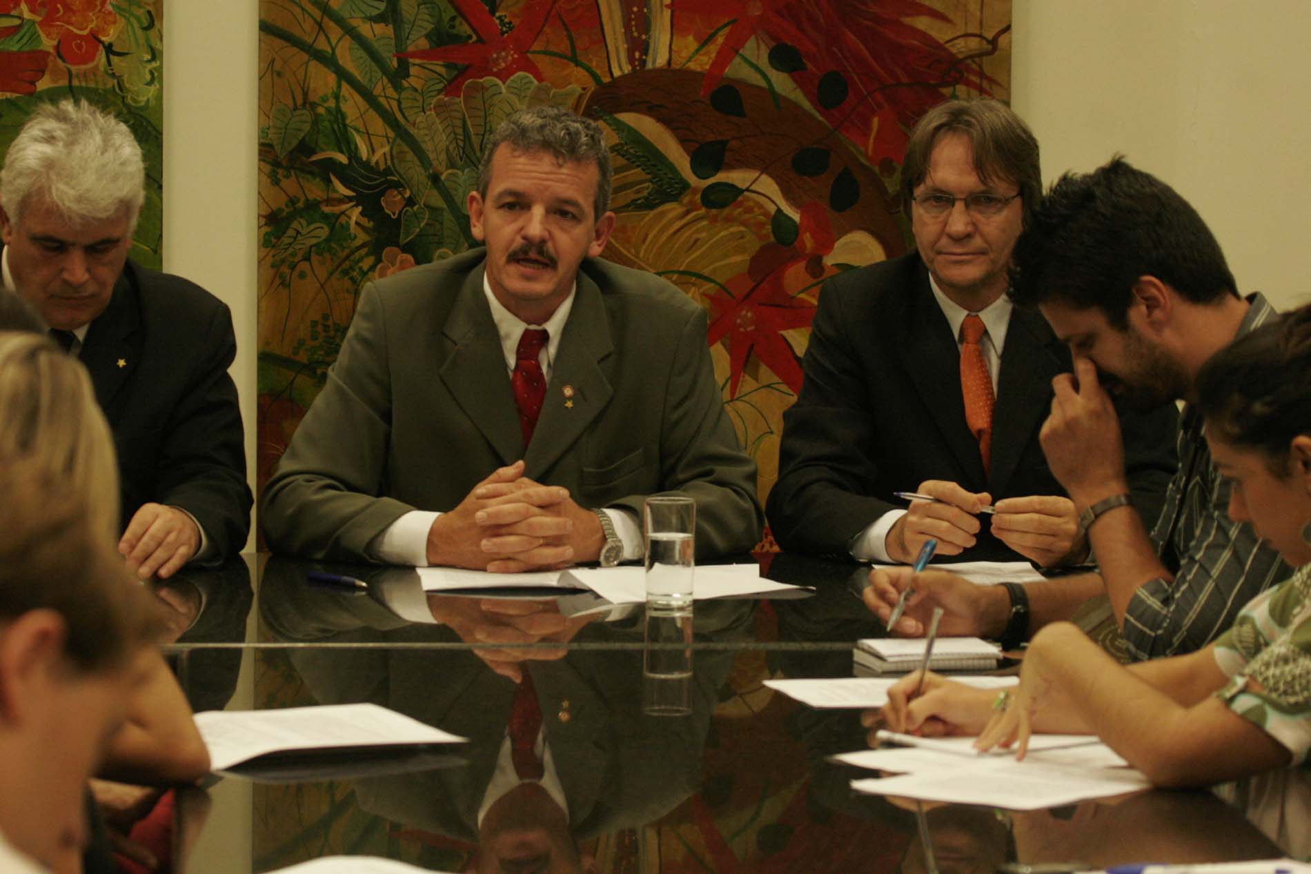 Coletiva da bancada do PT