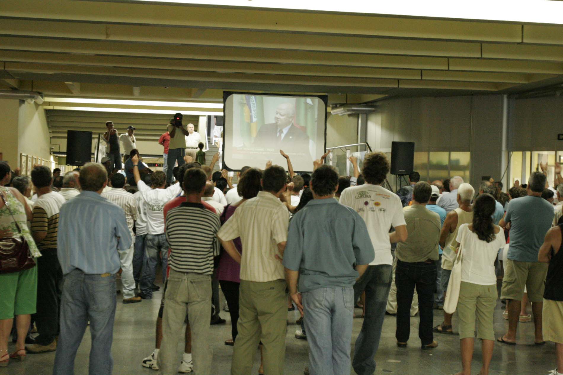 Sessão Ordinária - hall de entrada da Alesc