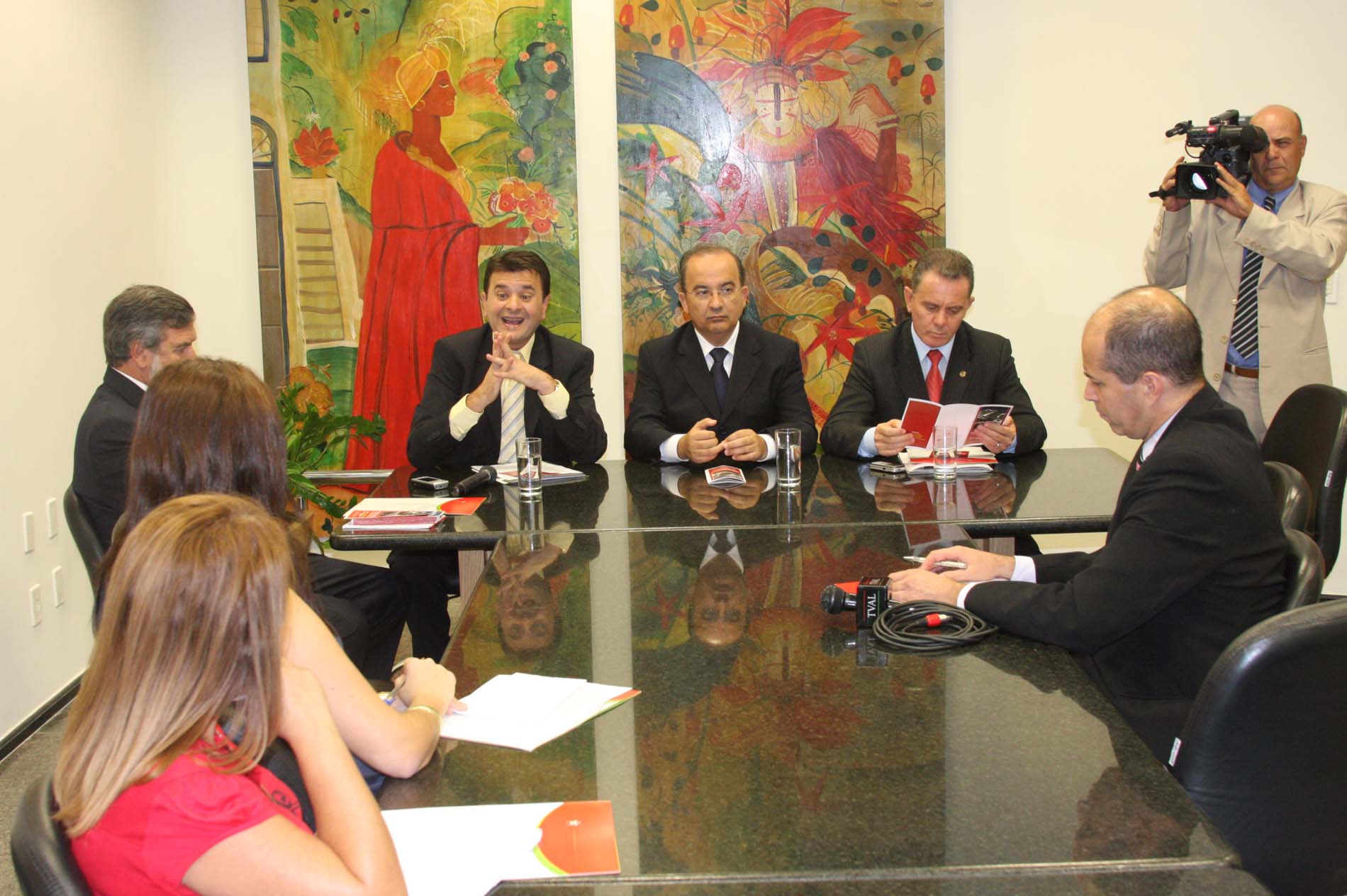 Coletiva de lançamento do Encontro de Integração Sul-americana na saúde