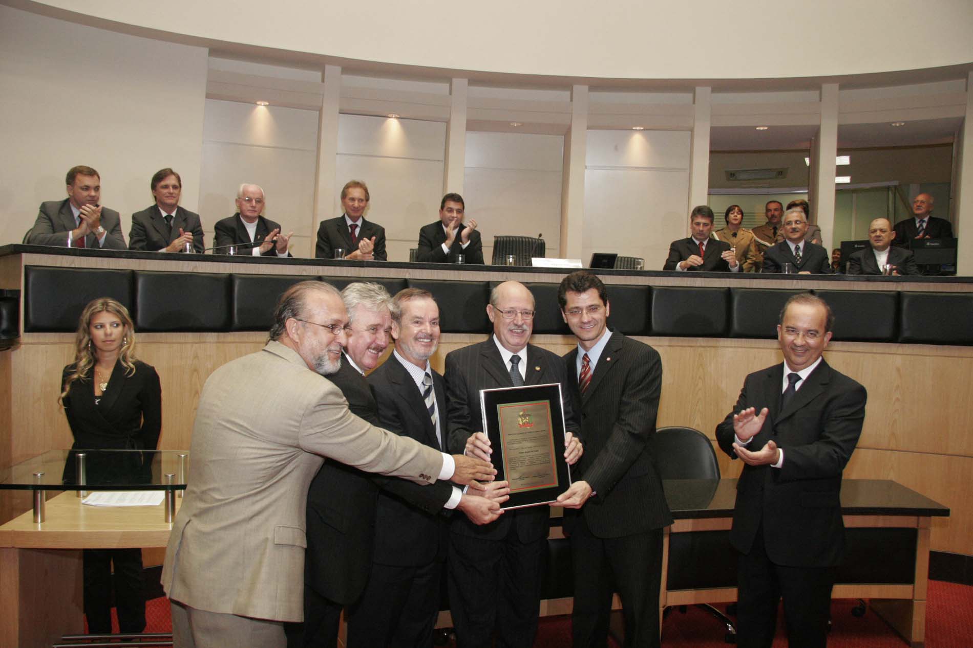 Sessão Solene de concessão do Título de Cidadão Catarinense aos Senhores Casildo João Maldaner