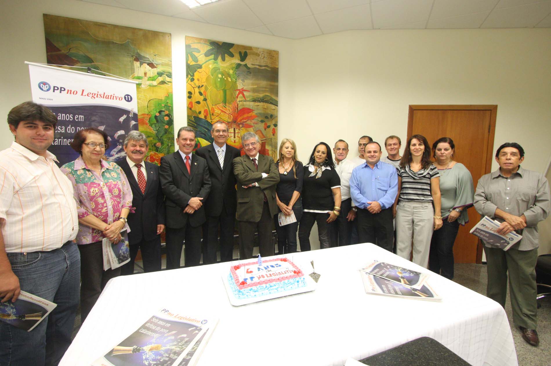 Aniversário de 6 anos do  PP no legislativo