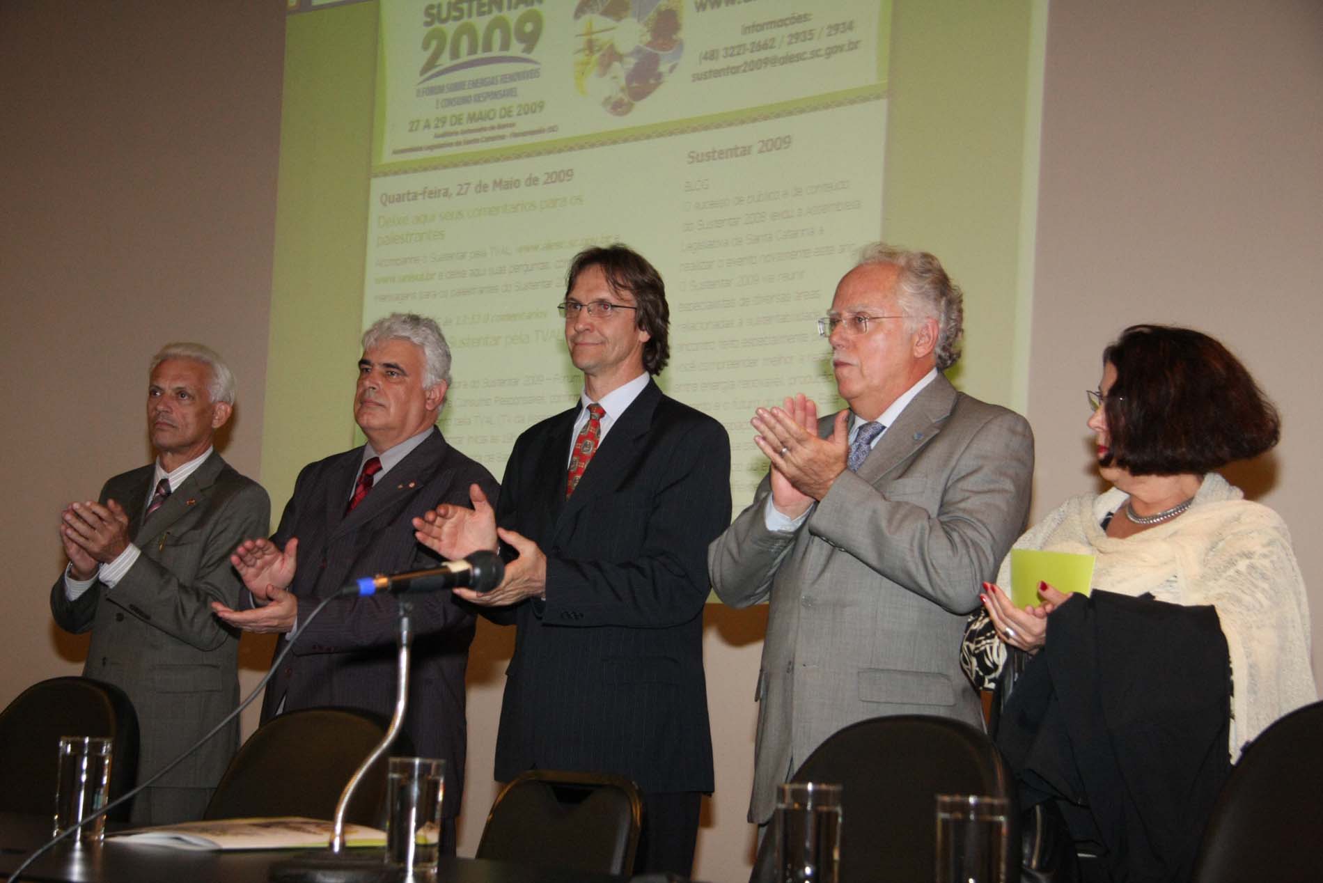 Abertura do SUSTENTAR 2009