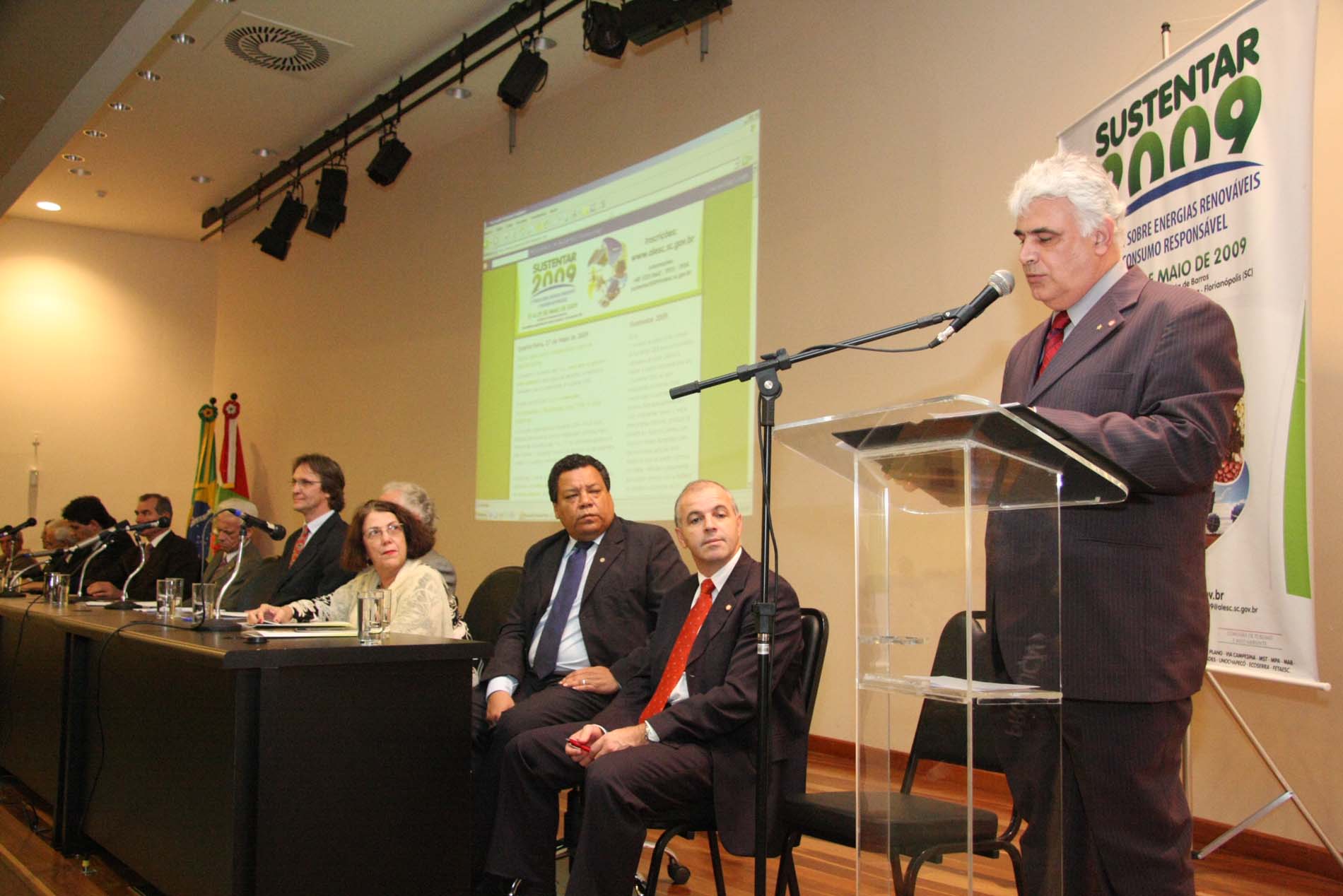 Abertura do SUSTENTAR 2009
