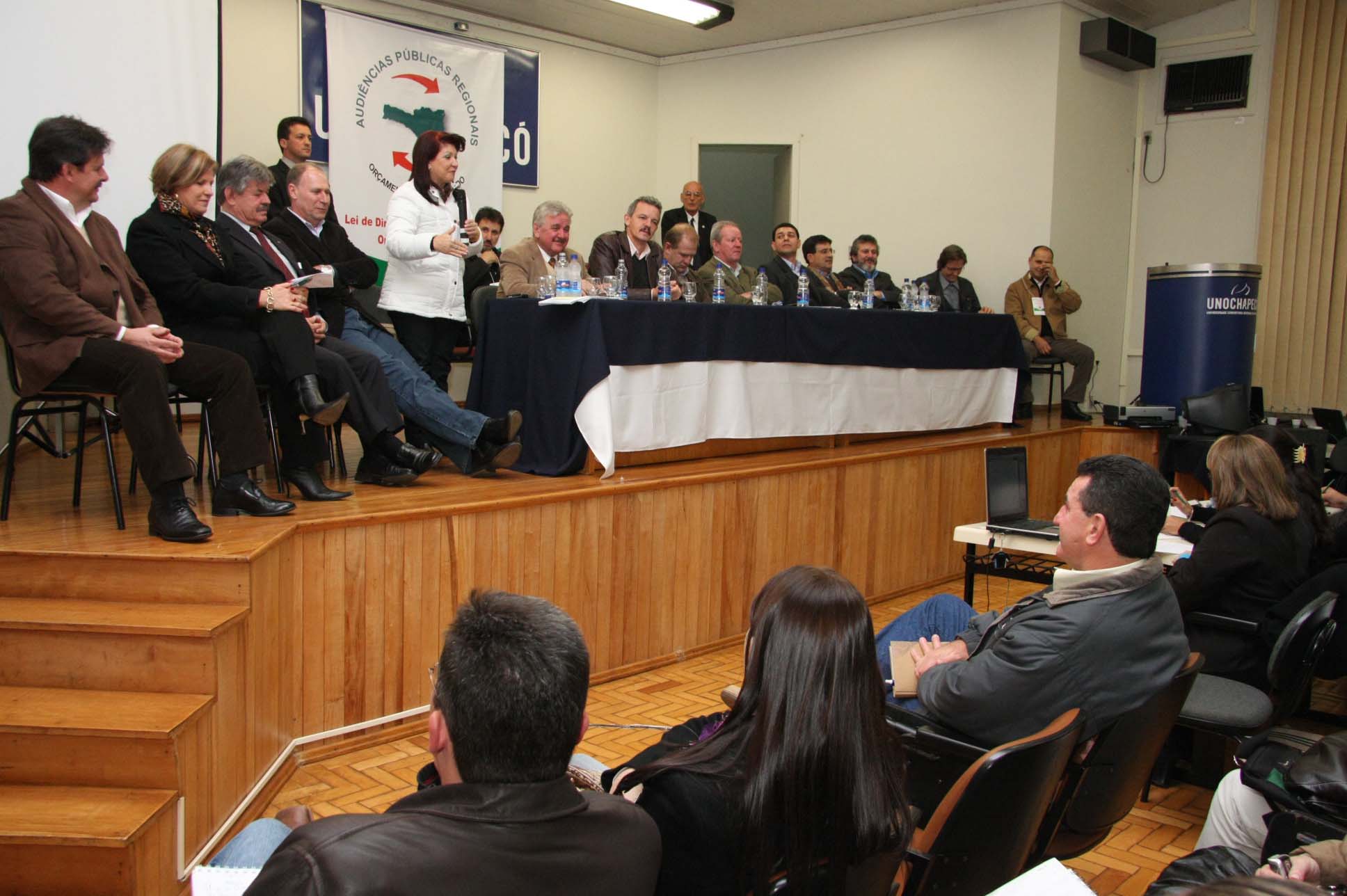 Audiência Pública Orçamento Regionalizado Chapecó