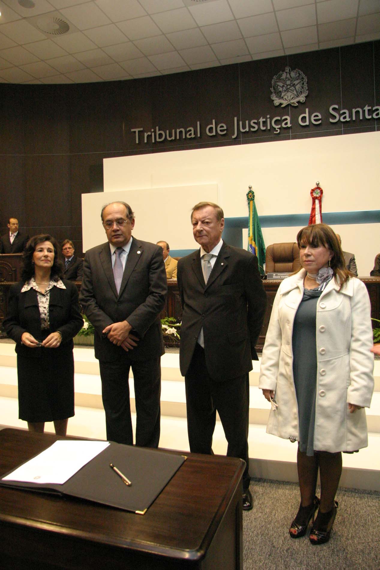 Ministro Gilmar Mendes visita Tribunal de Justiça
