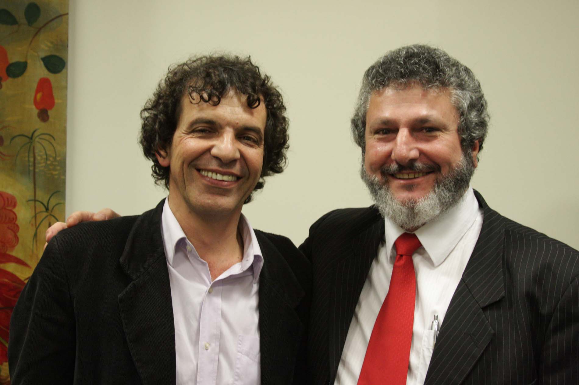 José Paulo Serafim e Padre Pedro Baldisera