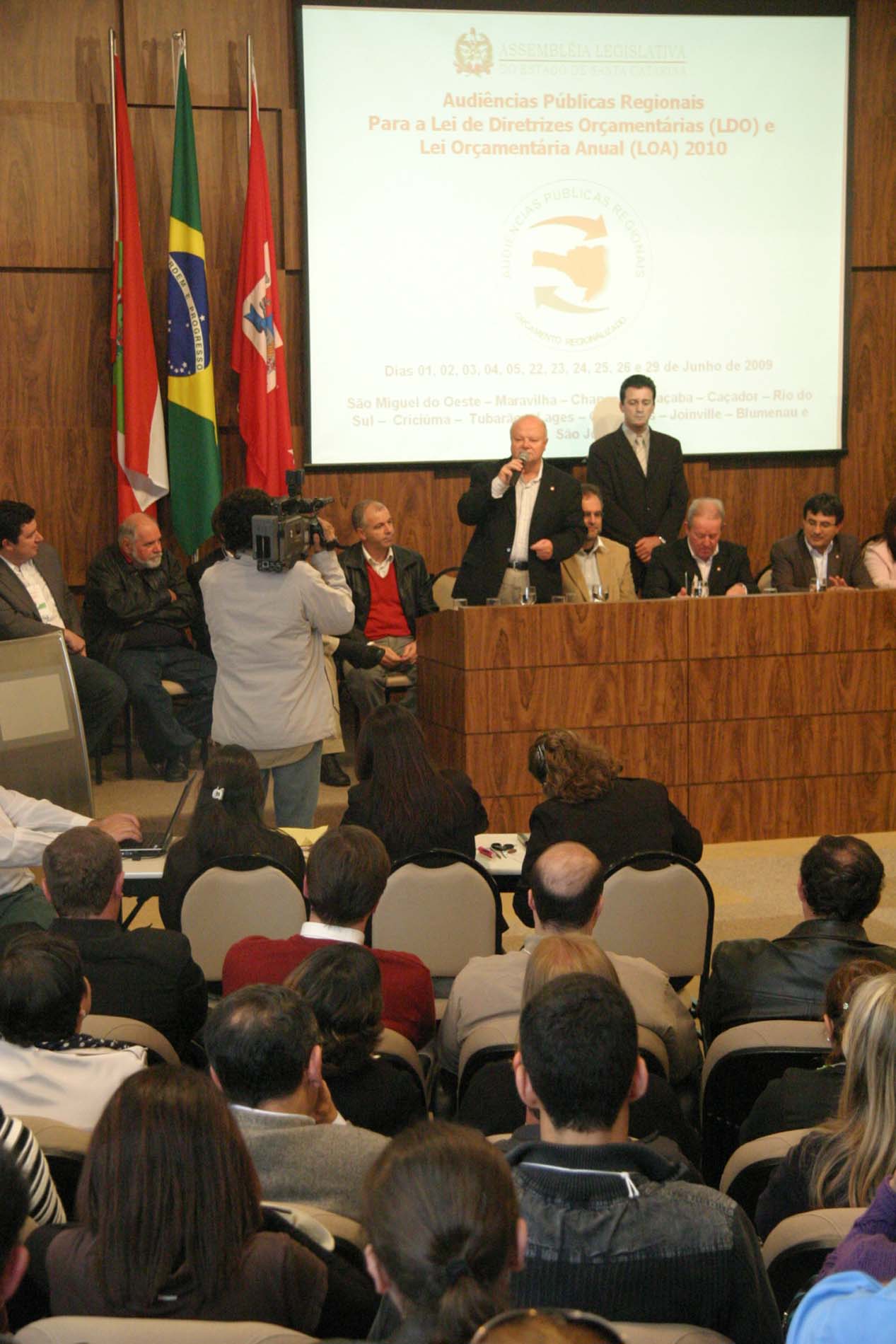 Audiência do Orçamento Regionalizado - São José