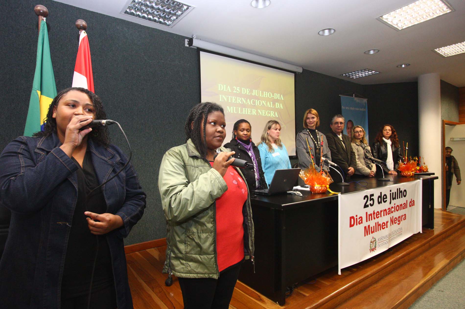 Ato Solene em homenagem à União Nacional de Negros/SC (Unegro)