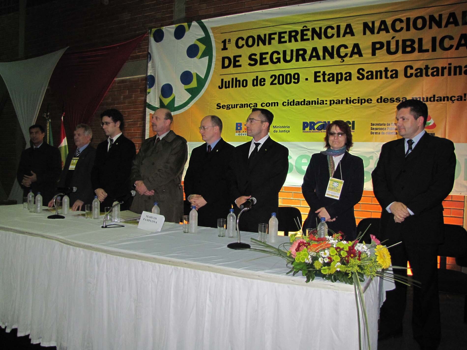 Dos Gabinetes – Dionei representa Assembleia na abertura da Conferência Estadual de Segurança Públic