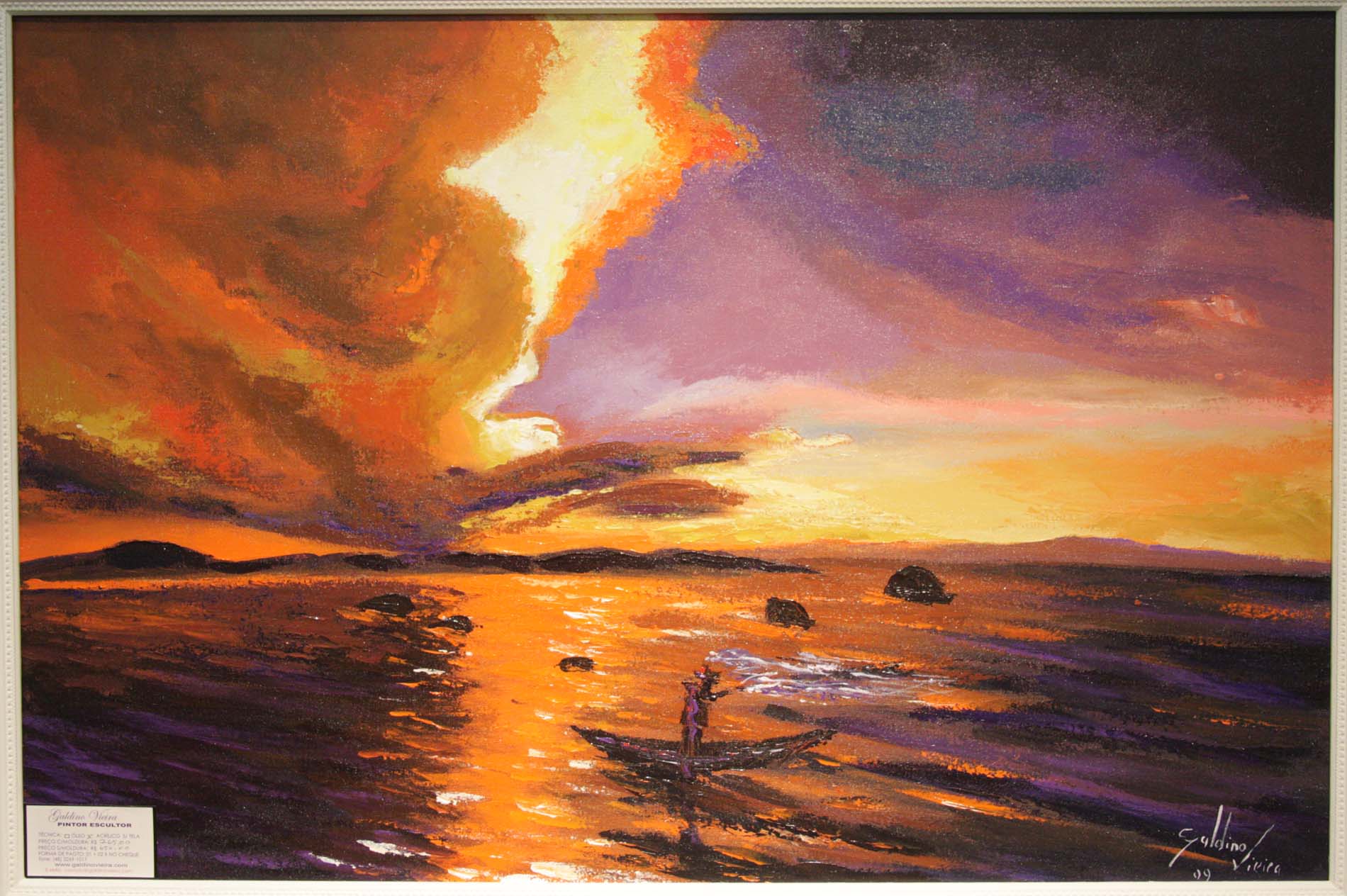 Exposição do artista Galdino Vieira
