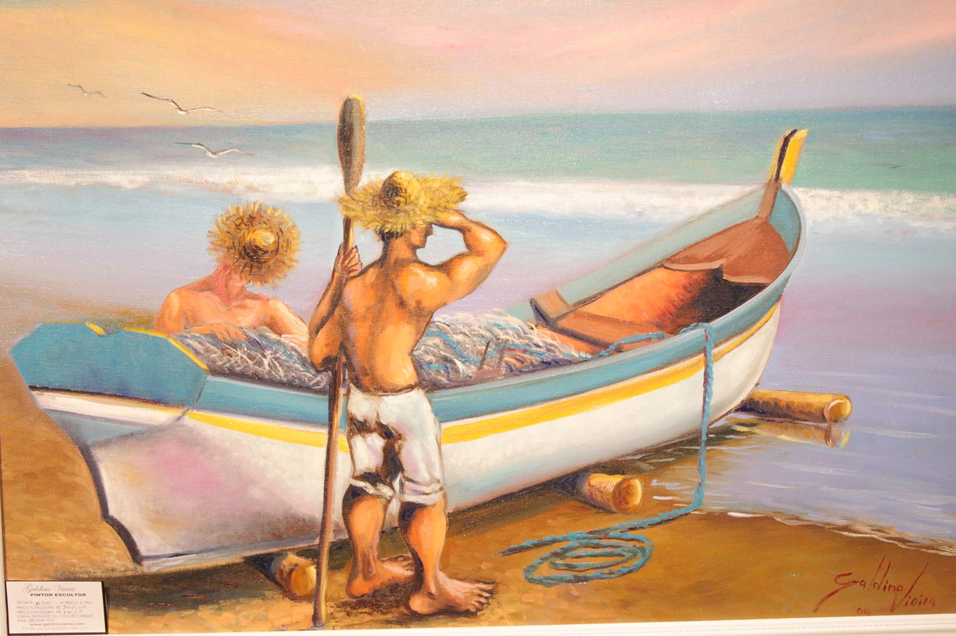 Exposição do artista Galdino Vieira