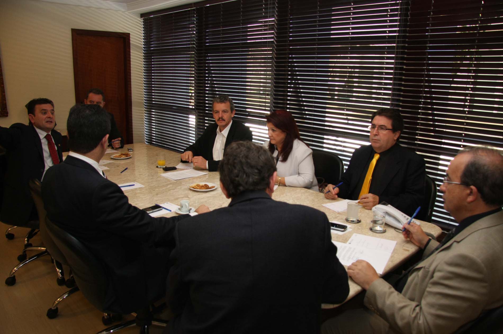Reunião de líderes na Presidencia