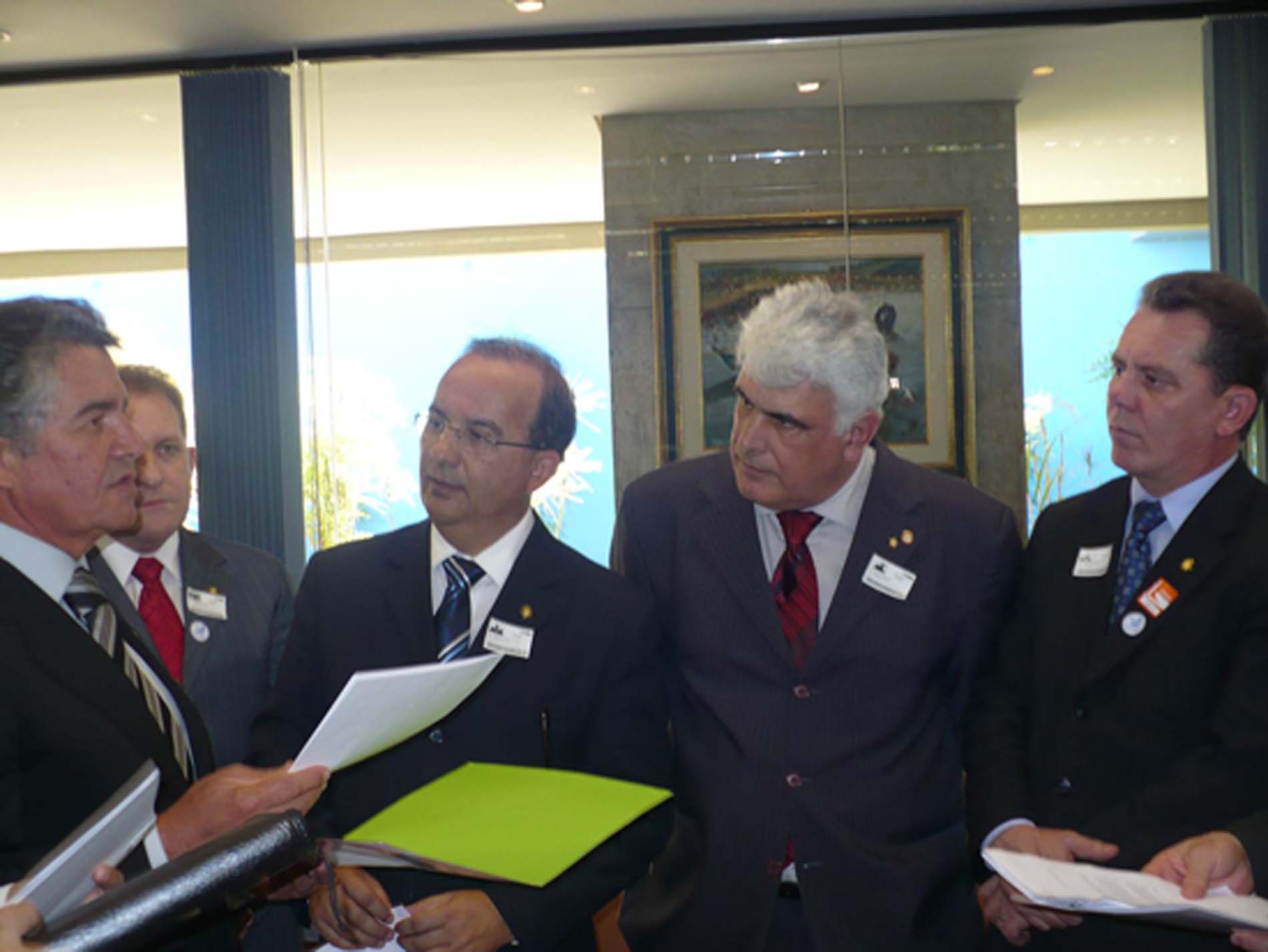 Deputados catarinenses com o Ministro do STF