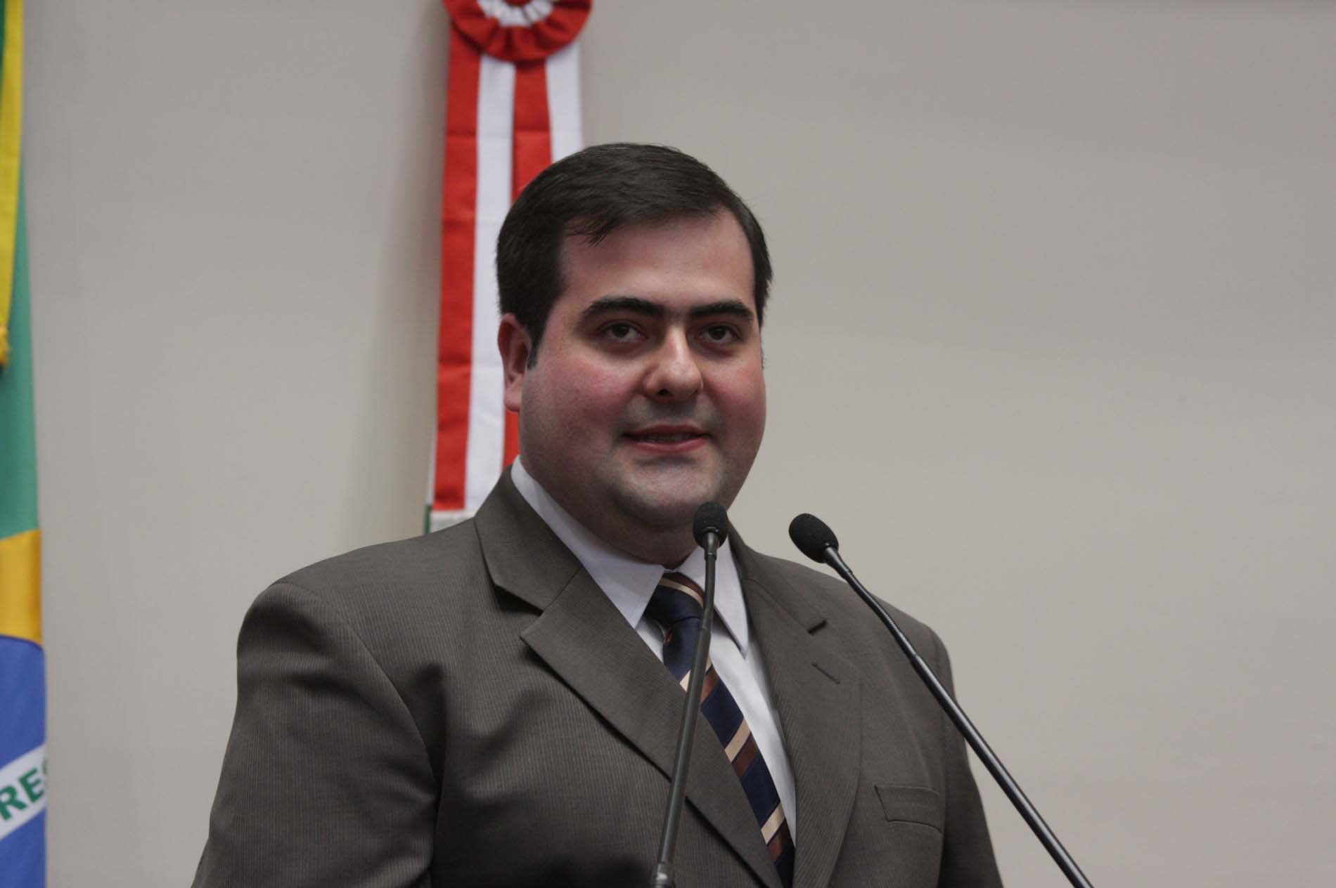Chiodini é o deputado mais jovem do Parlamento catarinense