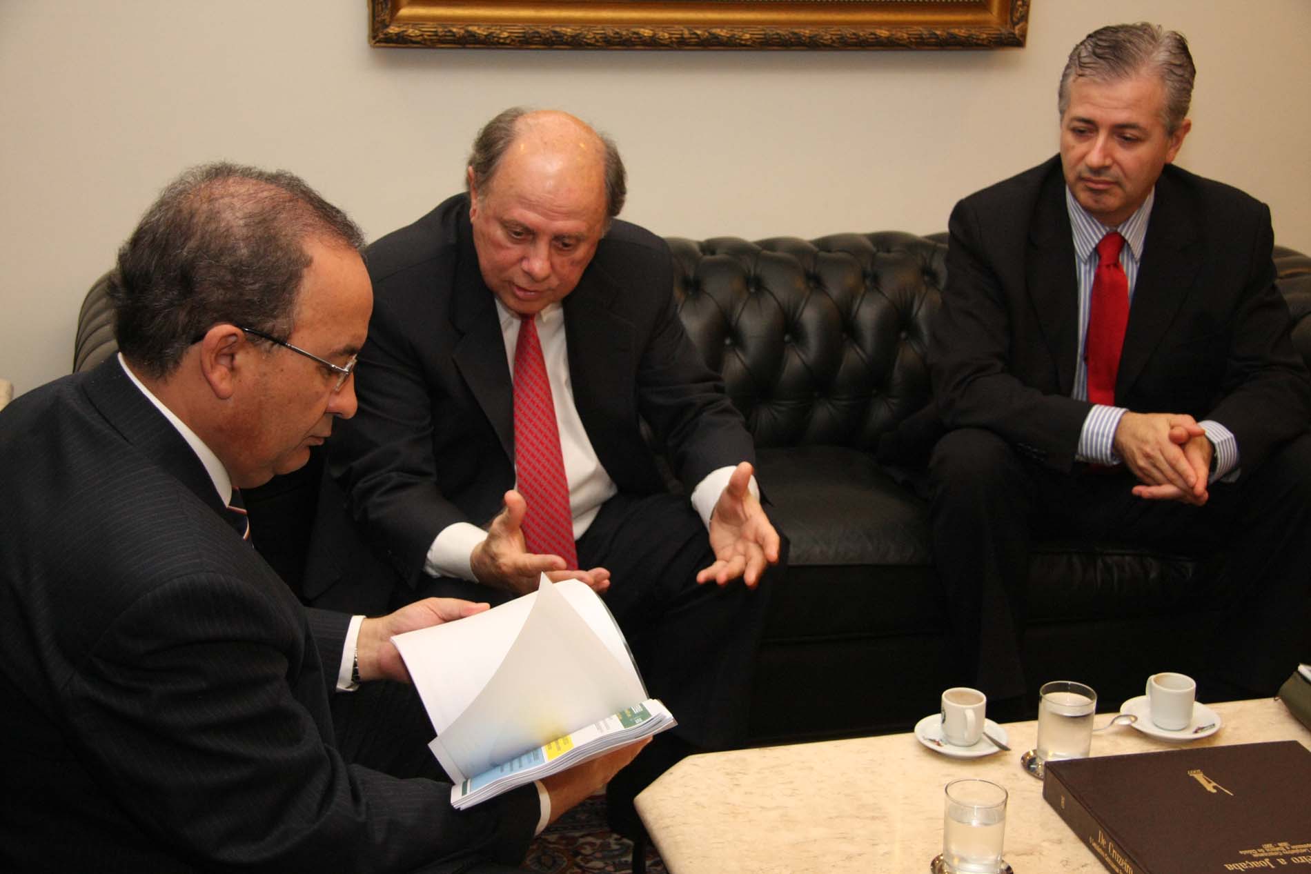 Deputado Jorginho Mello (PSDB) e Alcantaro Corrêa