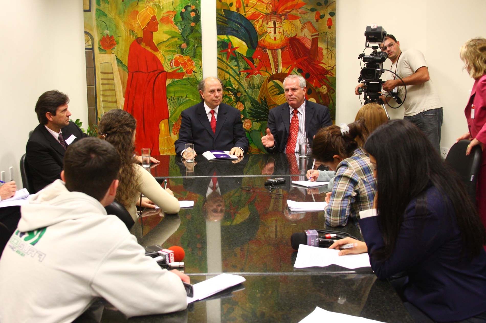 Coletiva sobre Pré Sal - Alcantaro Corrêa