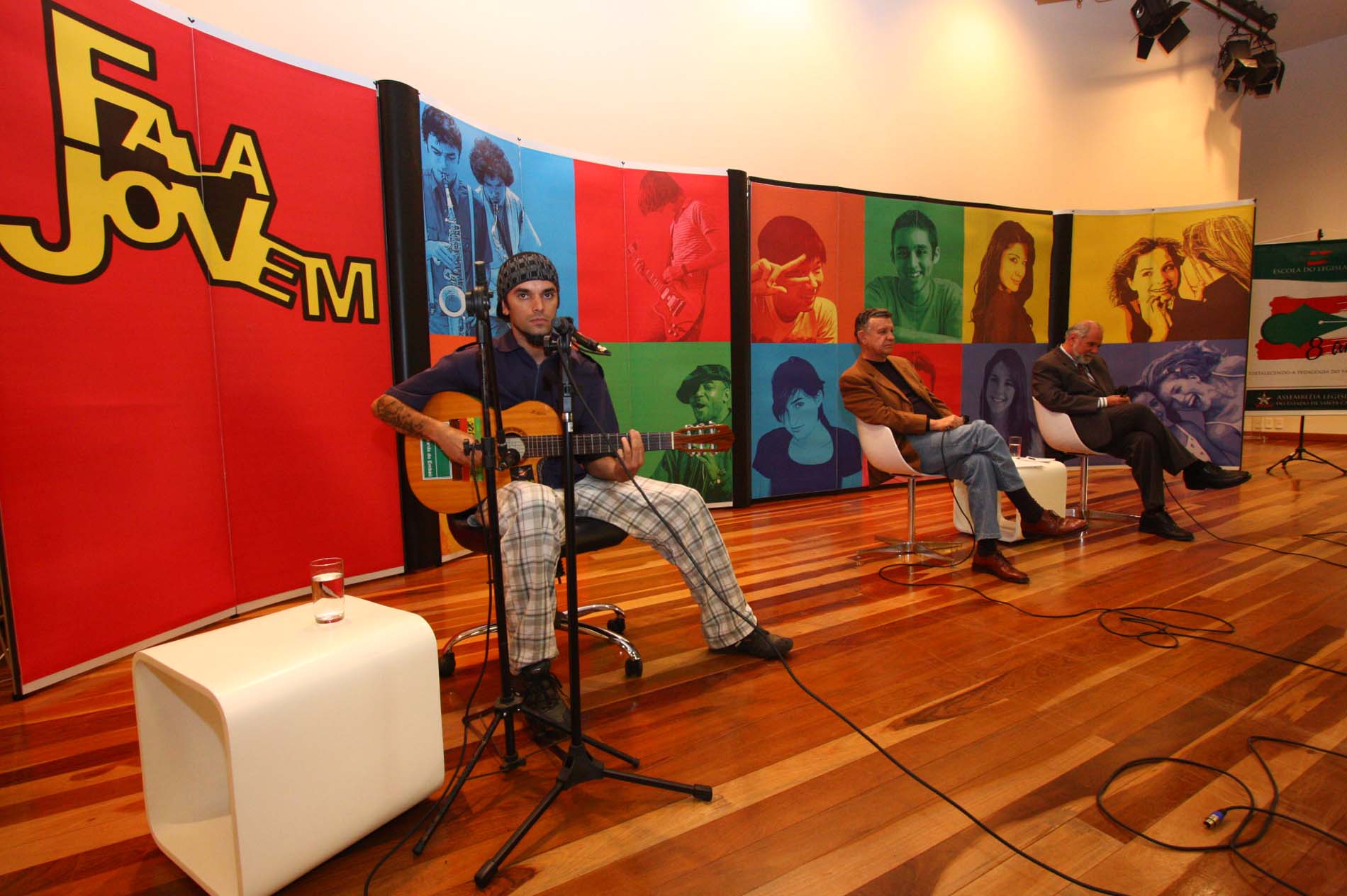 Gravação do programa Fala Jovem