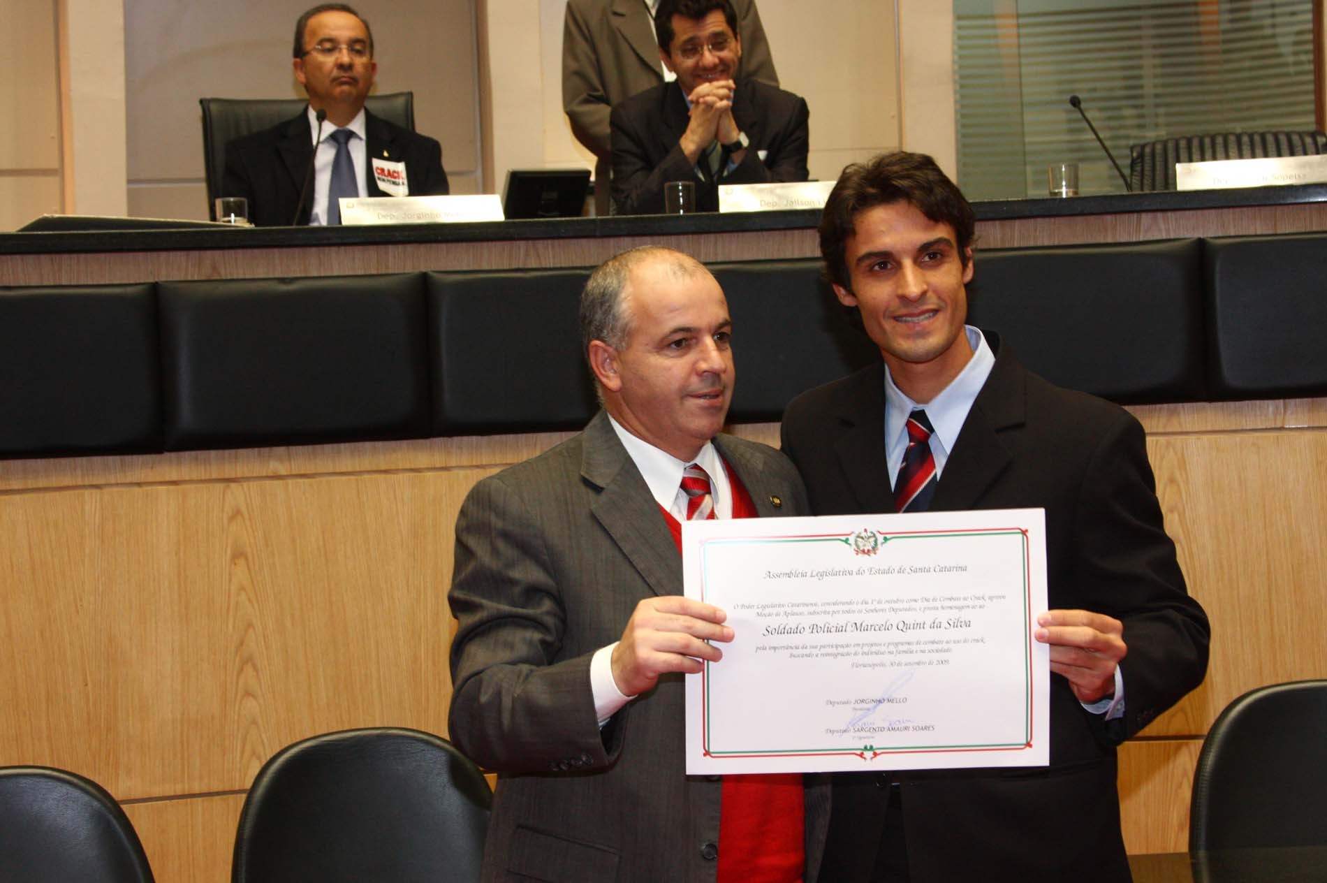 Ato Solene – Luta contra o Crack – Deputado Sargento Soares (PDT)
