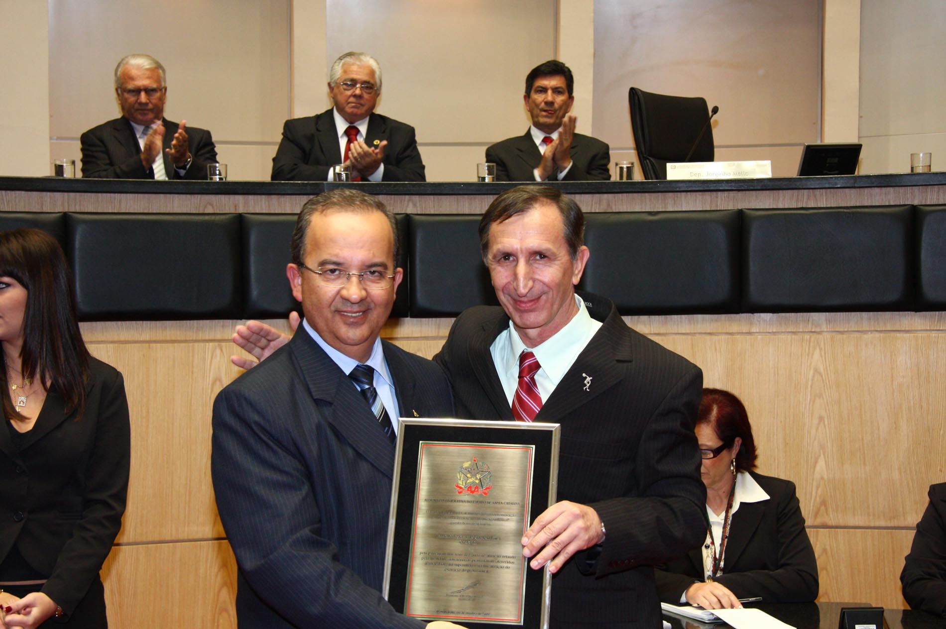Sessão Especial em comemoração ao Dia do Profissional de Educação Física e aos 10 anos de funcionamento do Conselho Regional de Educação Física CREF3/SC.