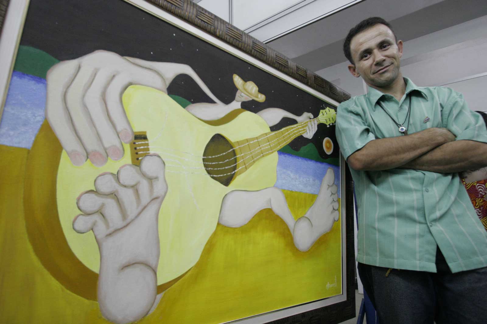 Artista plástico chapecoense é destaque no espaço Mercoarte