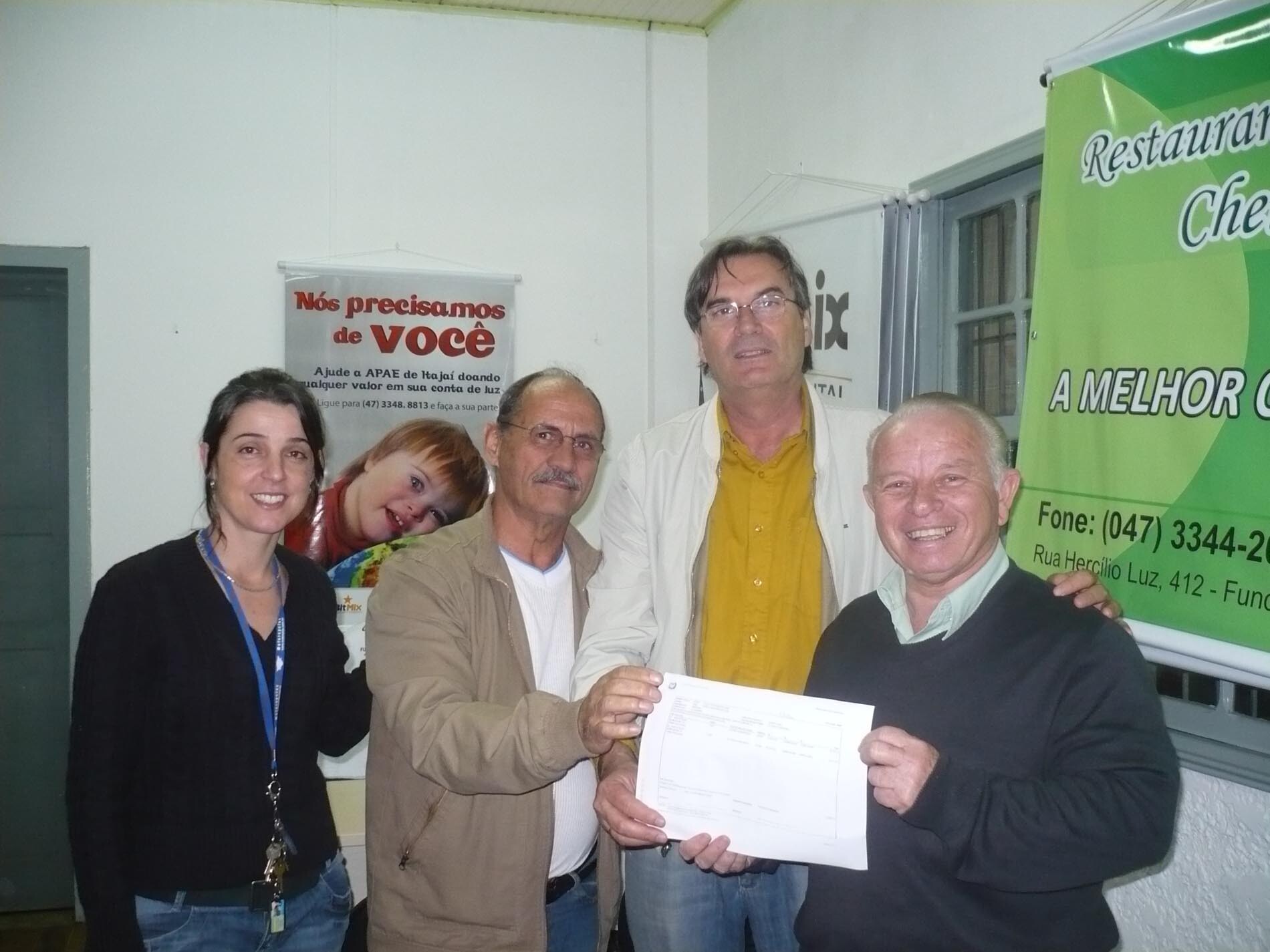 Dos Gabinetes – Apae de Itajaí consegue recursos para capacitação profissional