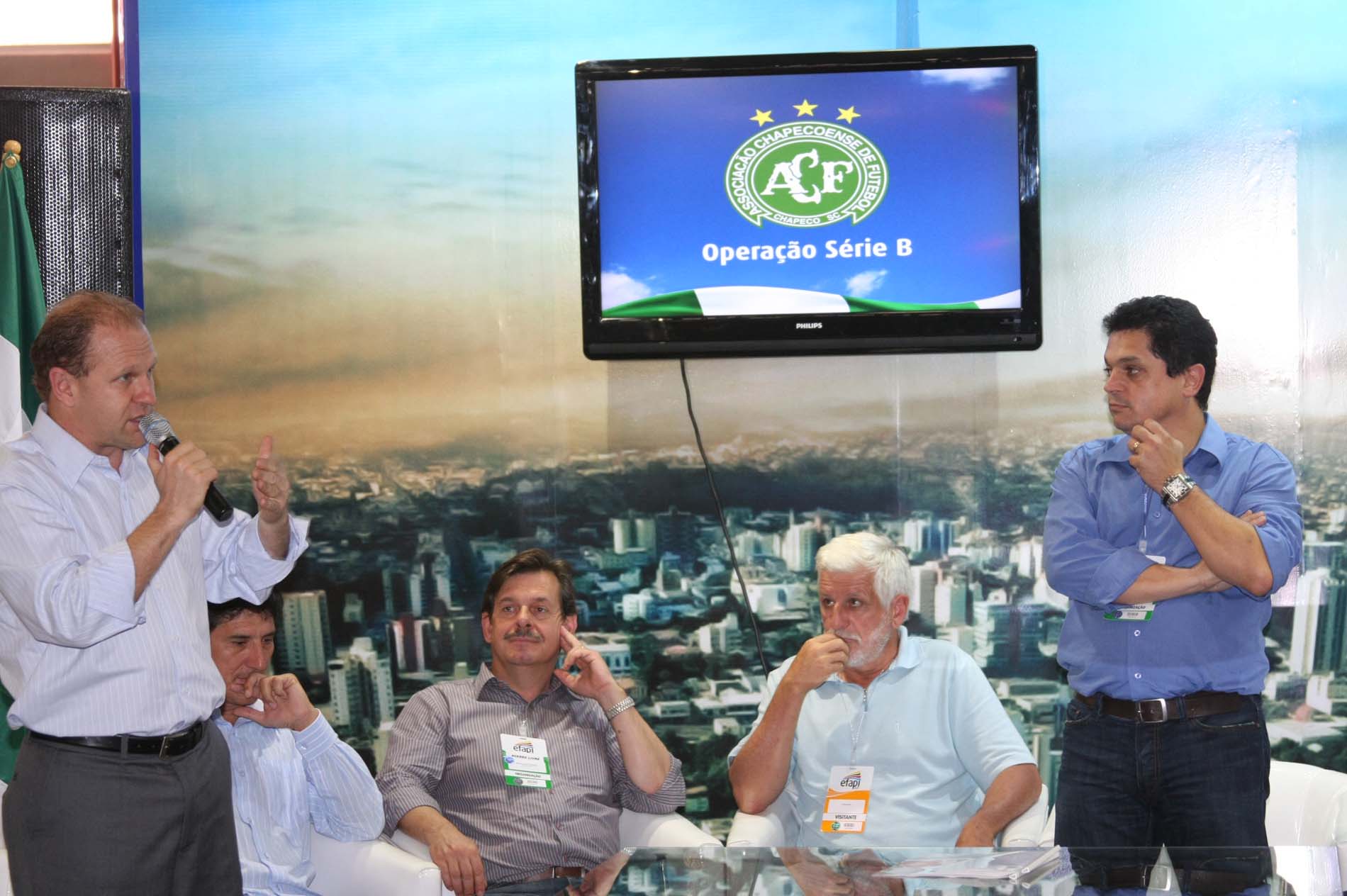 Coletiva da Chapecoense - Rumo a serie B