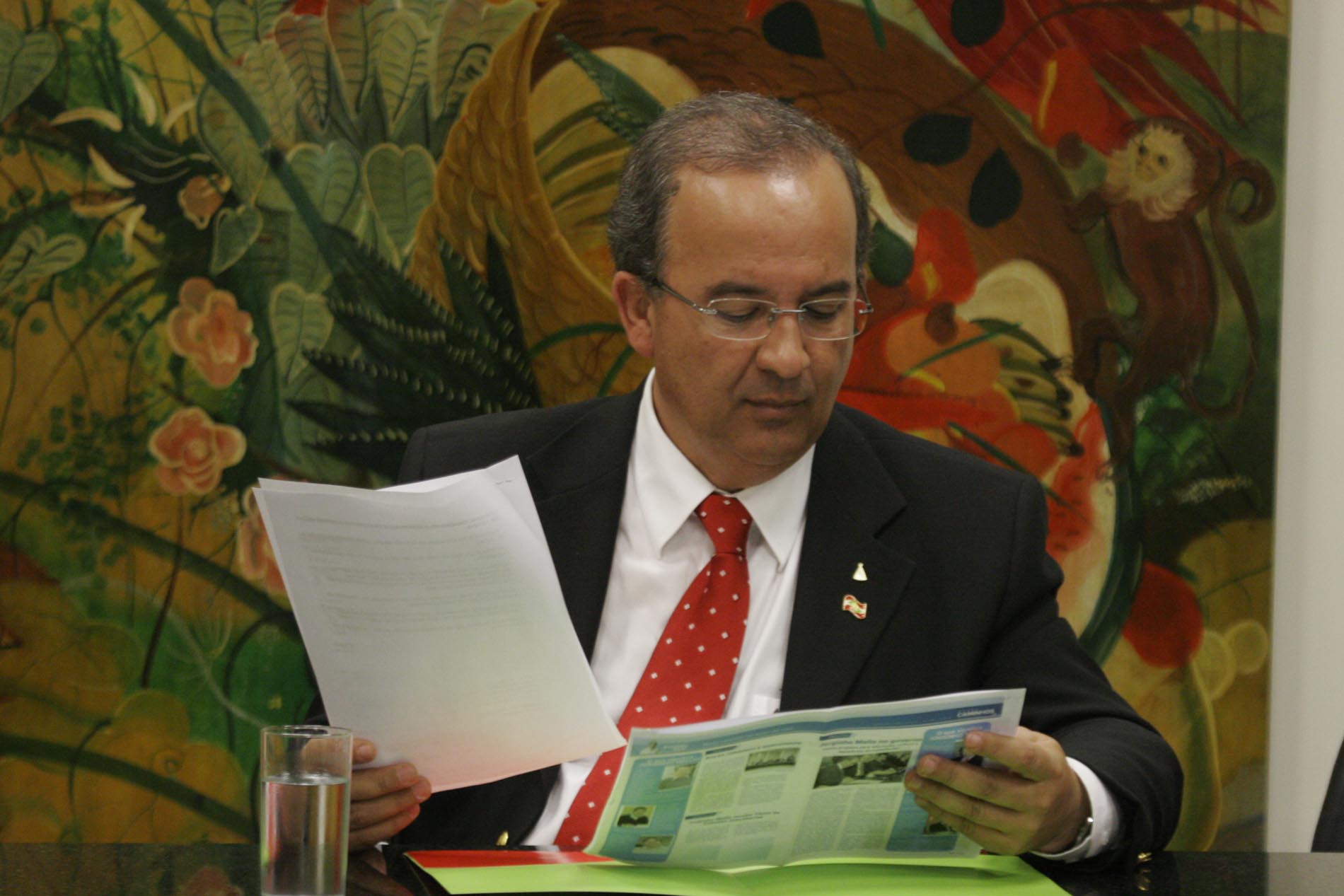 Entrevista Coletiva - Presidente da Alesc Jorginho Mello (PSDB)