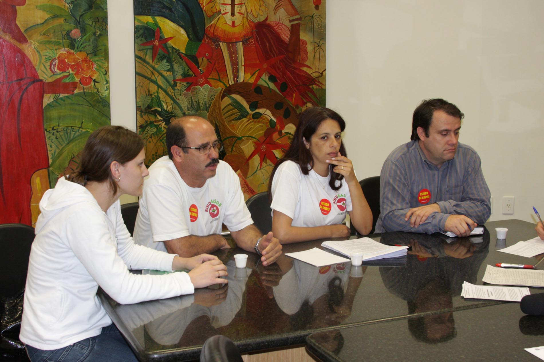 Entrevista Coletiva – Sindsaúde anuncia greve