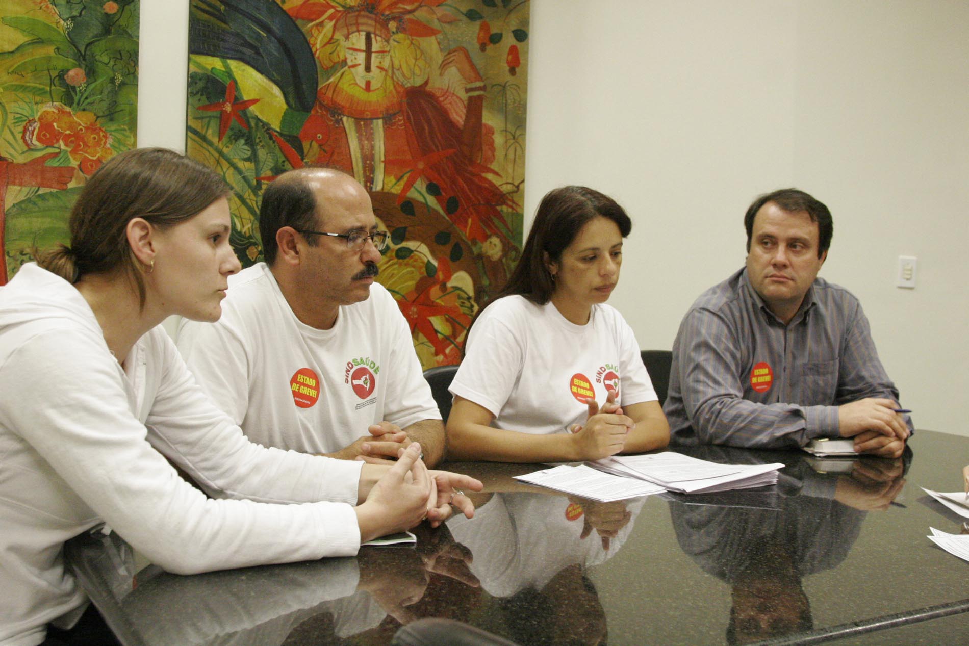 Entrevista Coletiva - Sindsaúde anuncia greve