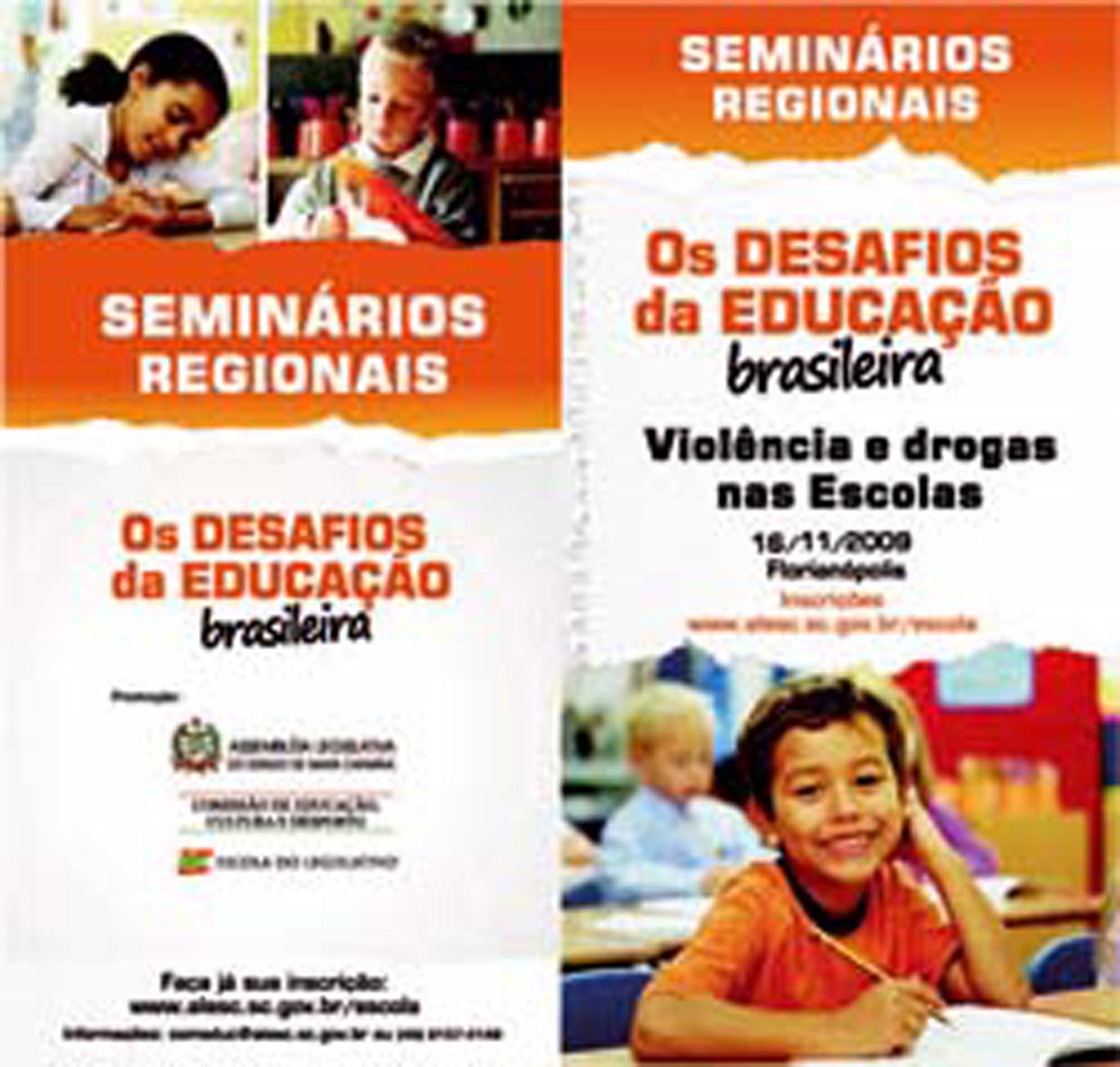 Violência e Drogas nas Escolas será tema de seminá