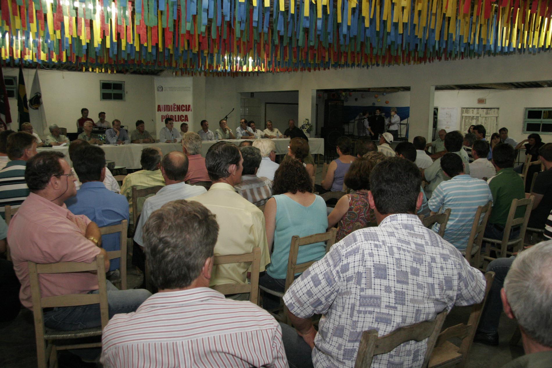 Audiência Pública para discutir as Ligações Asfálticas entre o Alto Vale do Itajaí e o Planalto Norte previstas pelo Governo de Santa Catarina - Witmarsum/SC.