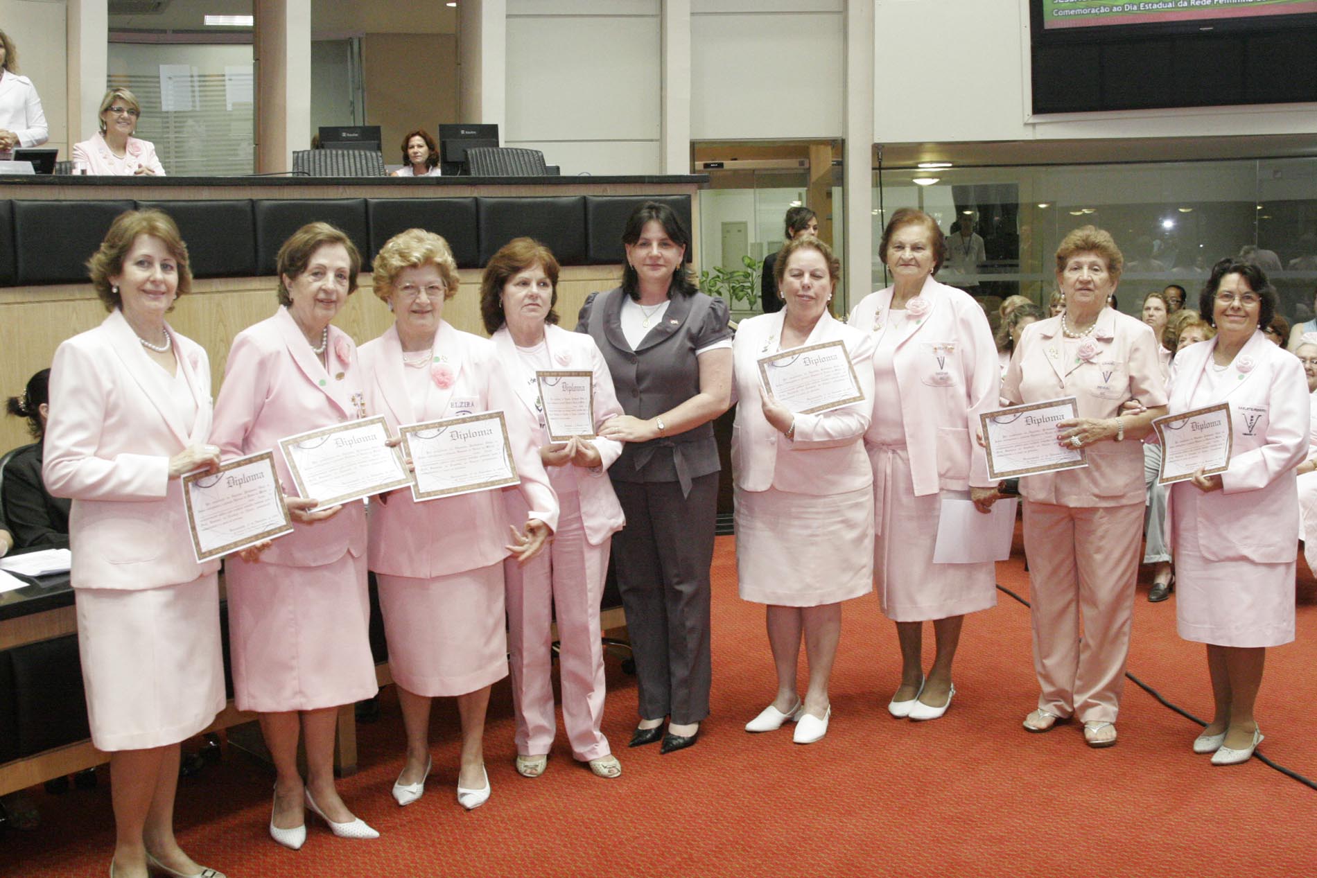 Sessão Especial em comemoração ao Dia Estadual da Rede Feminina de Combate ao Câncer - RFCC no Estado de Santa Catarina
