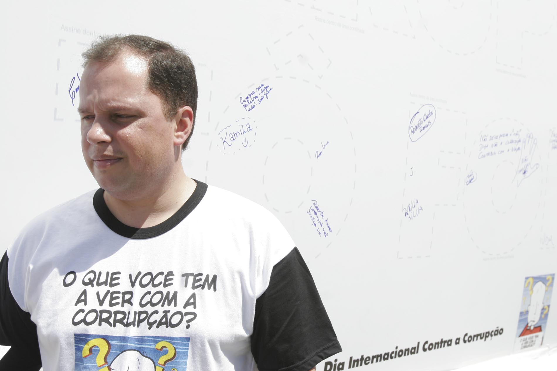 Campanha O que você tem a ver com a corrupção? 
Promotor de justiça Ricardo Palladino