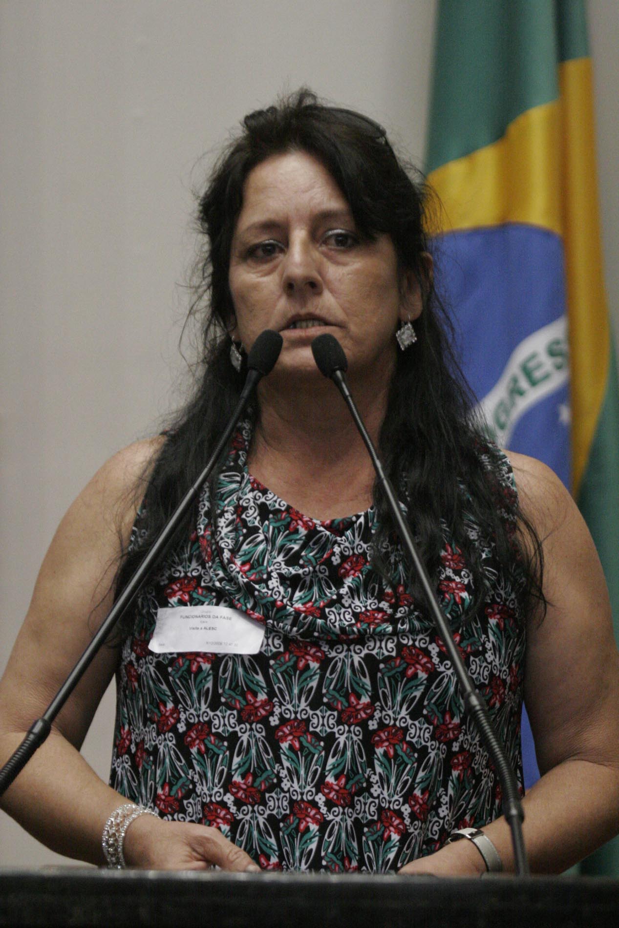 Jane Regina Luiz da Silva - Presidente dos Conselhos de Saúde do Município de Içara