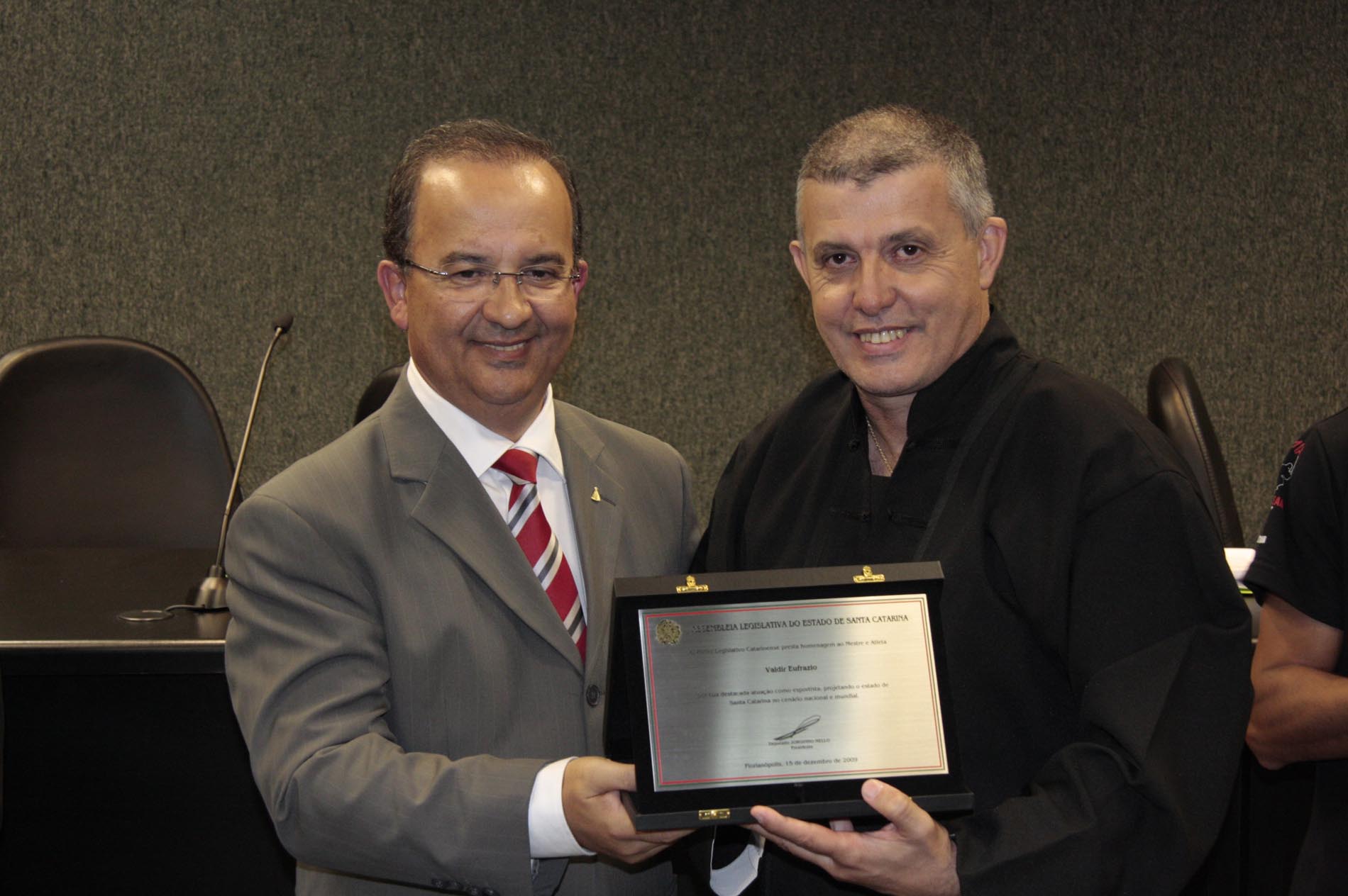Ato Solene em homenagem aos Desportistas de Artes Marciais do Projeto Social Hapkido Educar