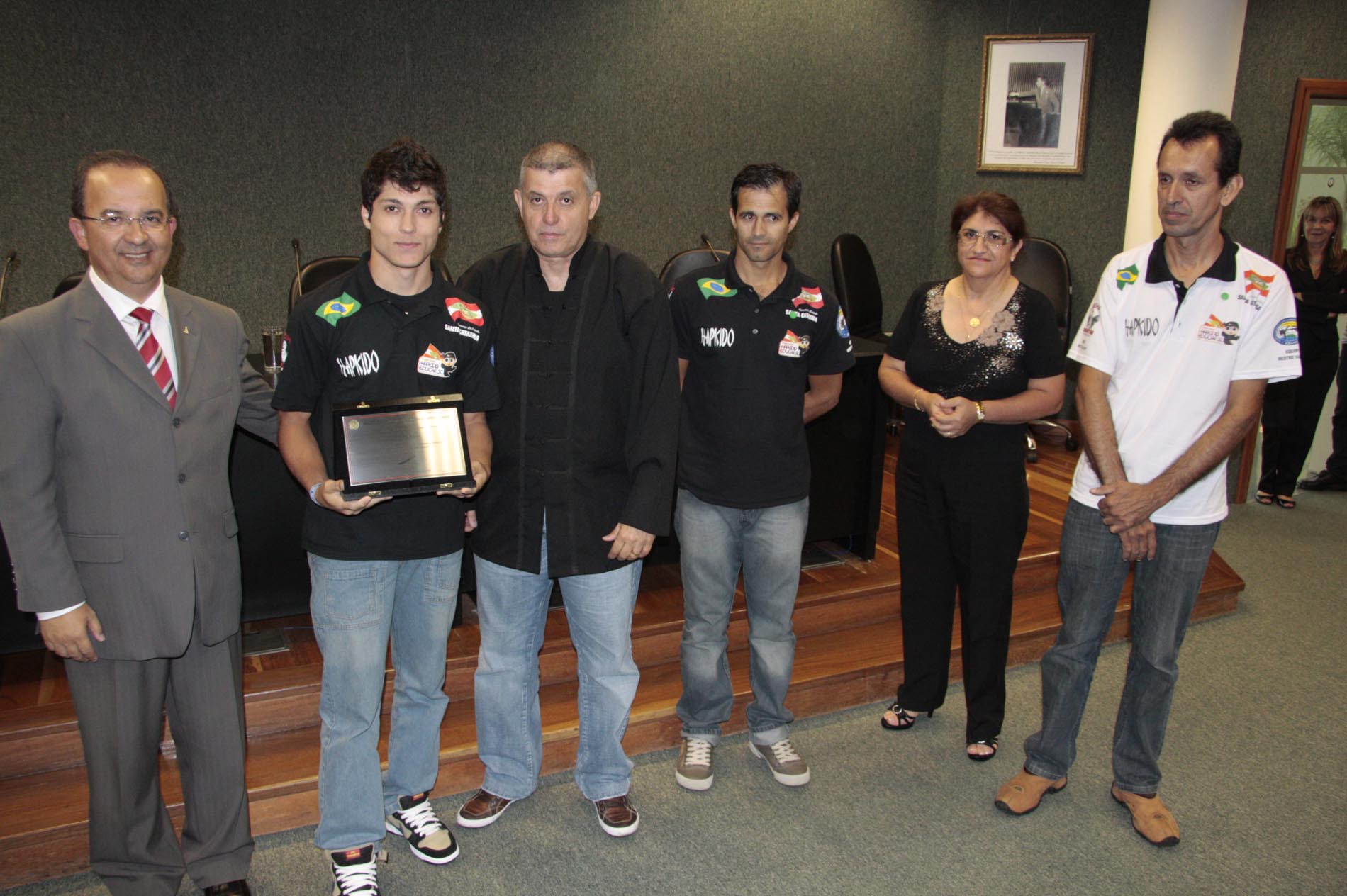 Ato Solene em homenagem aos Desportistas de Artes Marciais do Projeto Social Hapkido Educar