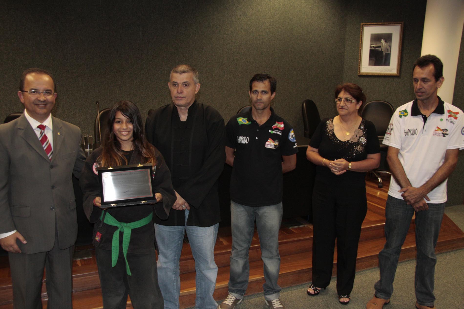 Ato Solene em homenagem aos Desportistas de Artes Marciais do Projeto Social Hapkido Educar