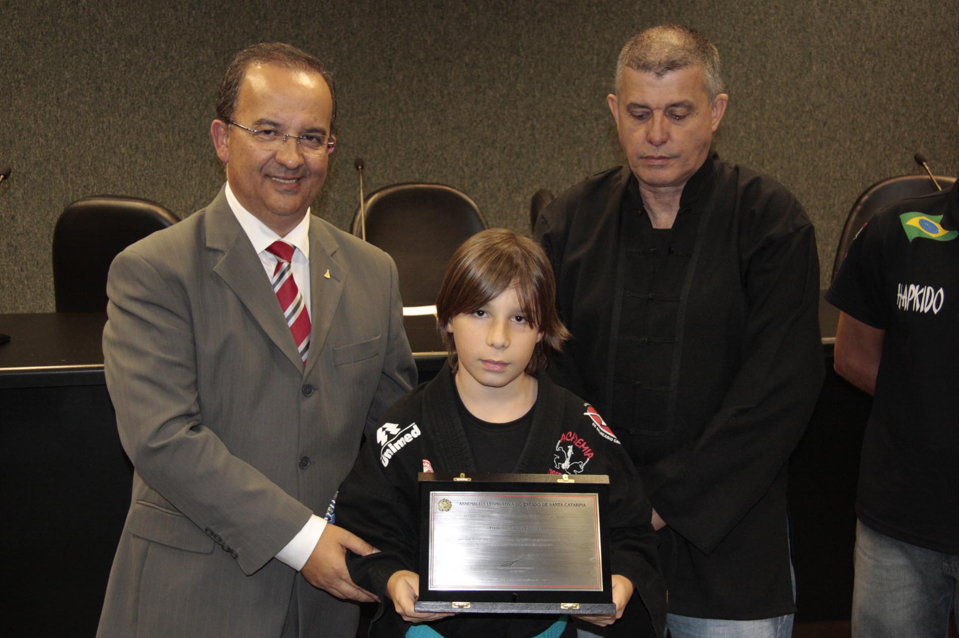 Ato Solene em homenagem aos Desportistas de Artes Marciais do Projeto Social Hapkido Educar