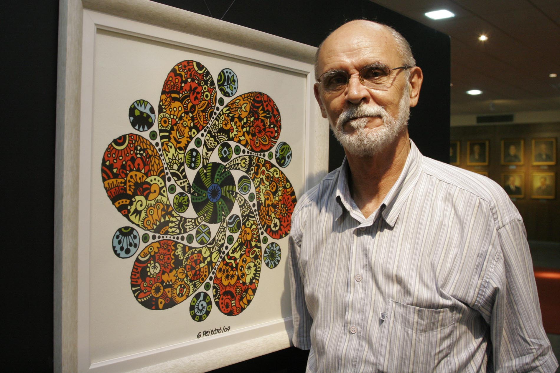 Assembleia Legislativa inicia a atividade cultural de 2010 com exposição de Mandalas