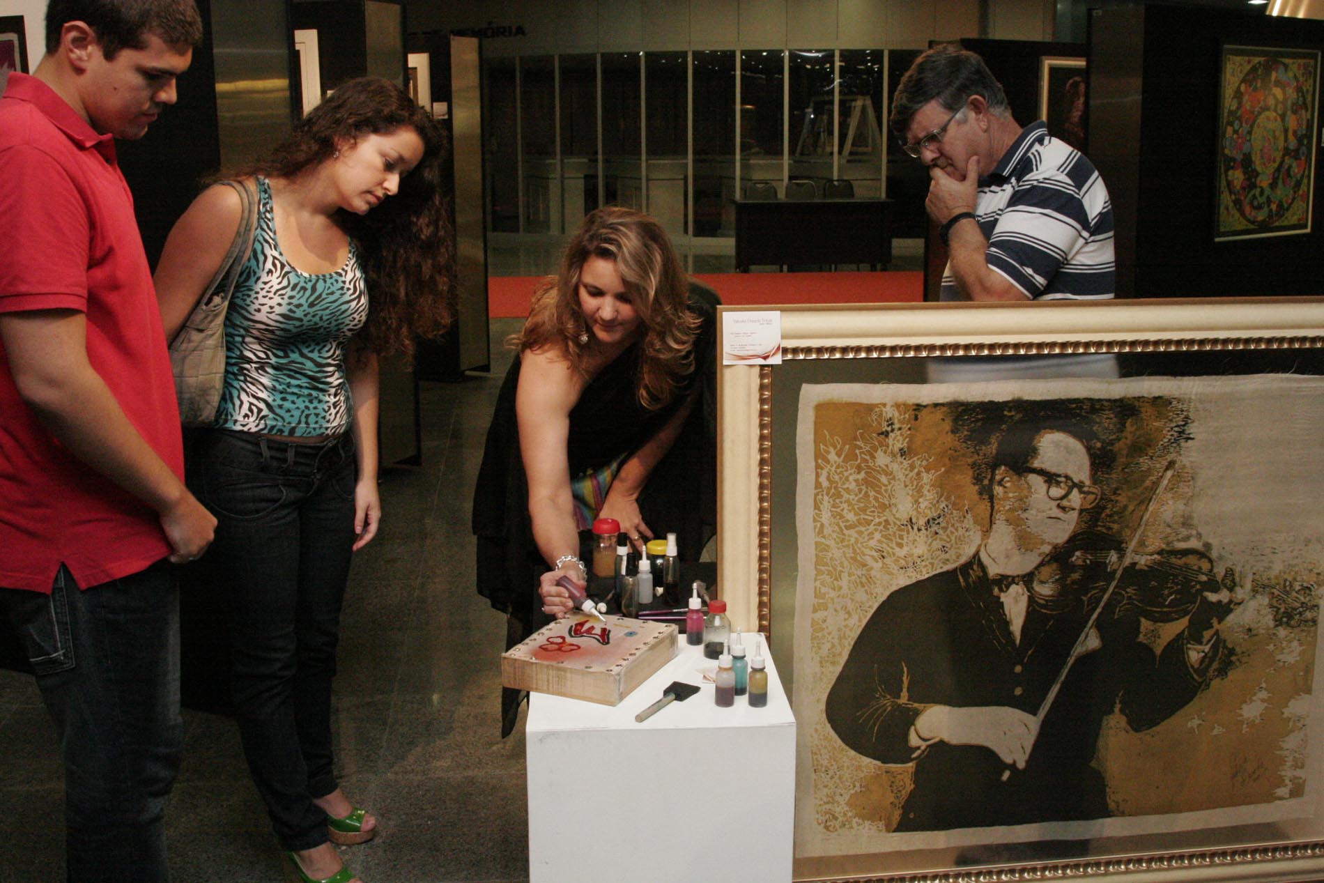 Exposição de arte - Santa Catarina em Arte -  Artista: Valeska Daniela Tratsk.