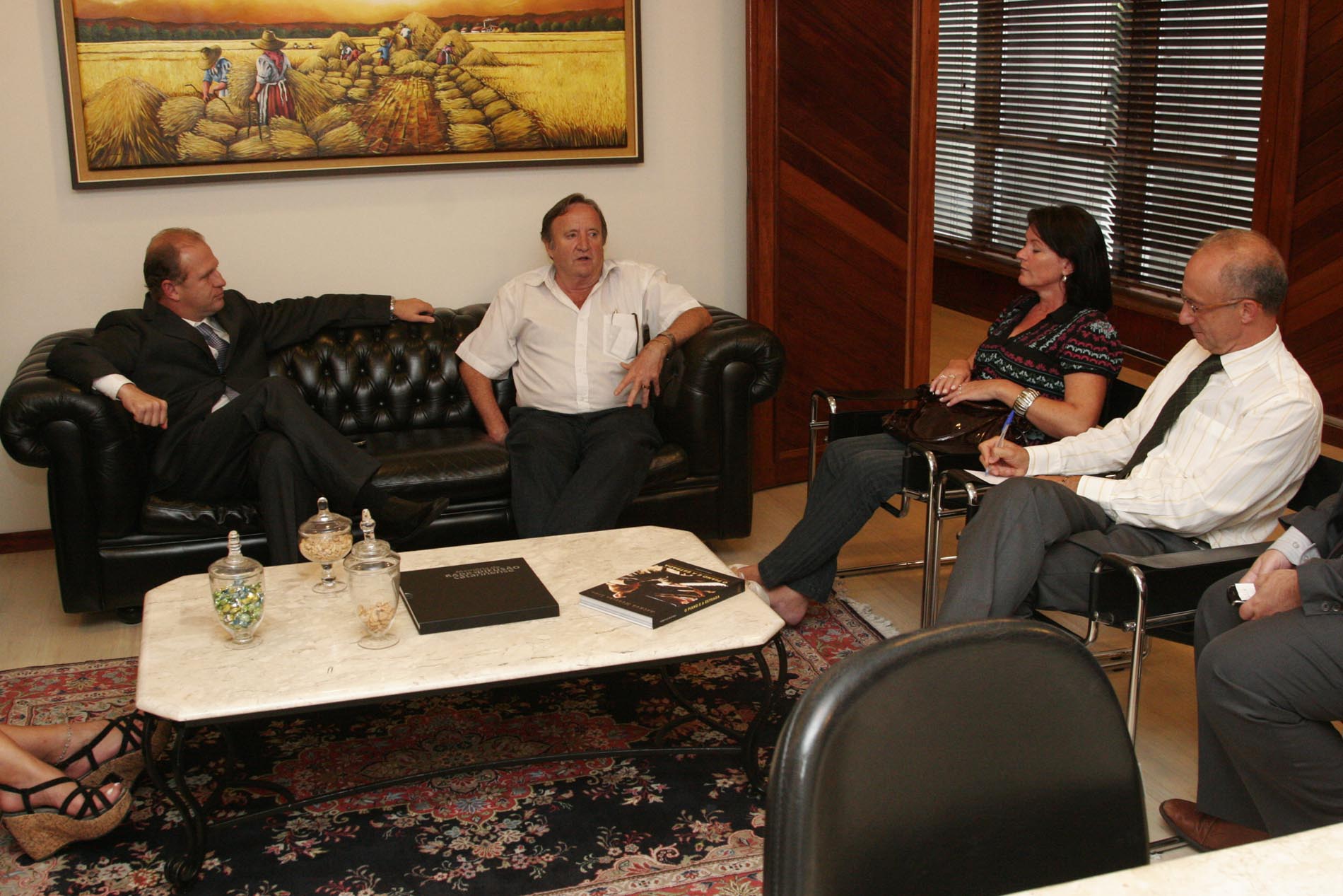Deputado Gelson Merísio recebe Prefeito de Jabora