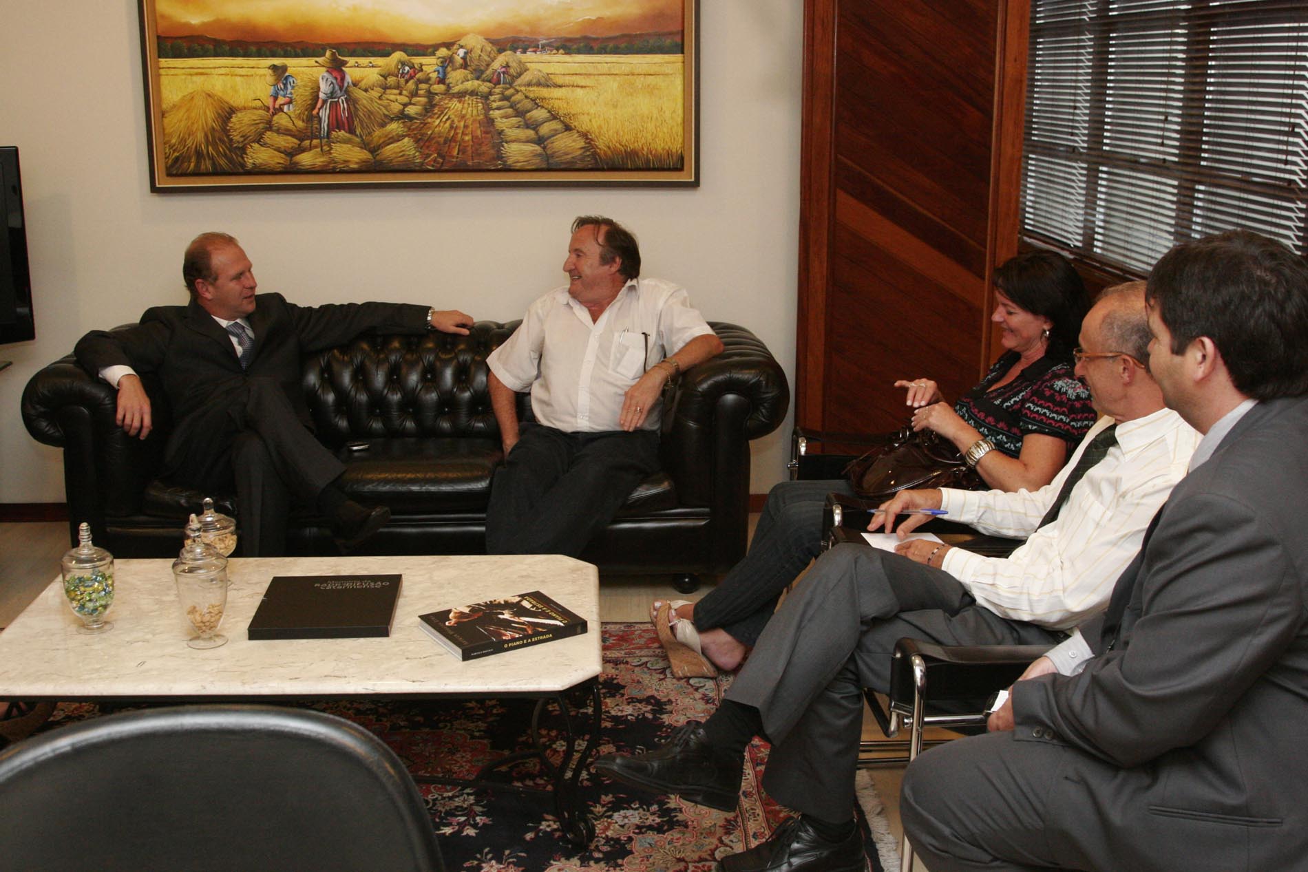 Deputado Gelson Merísio recebe Prefeito de Jabora