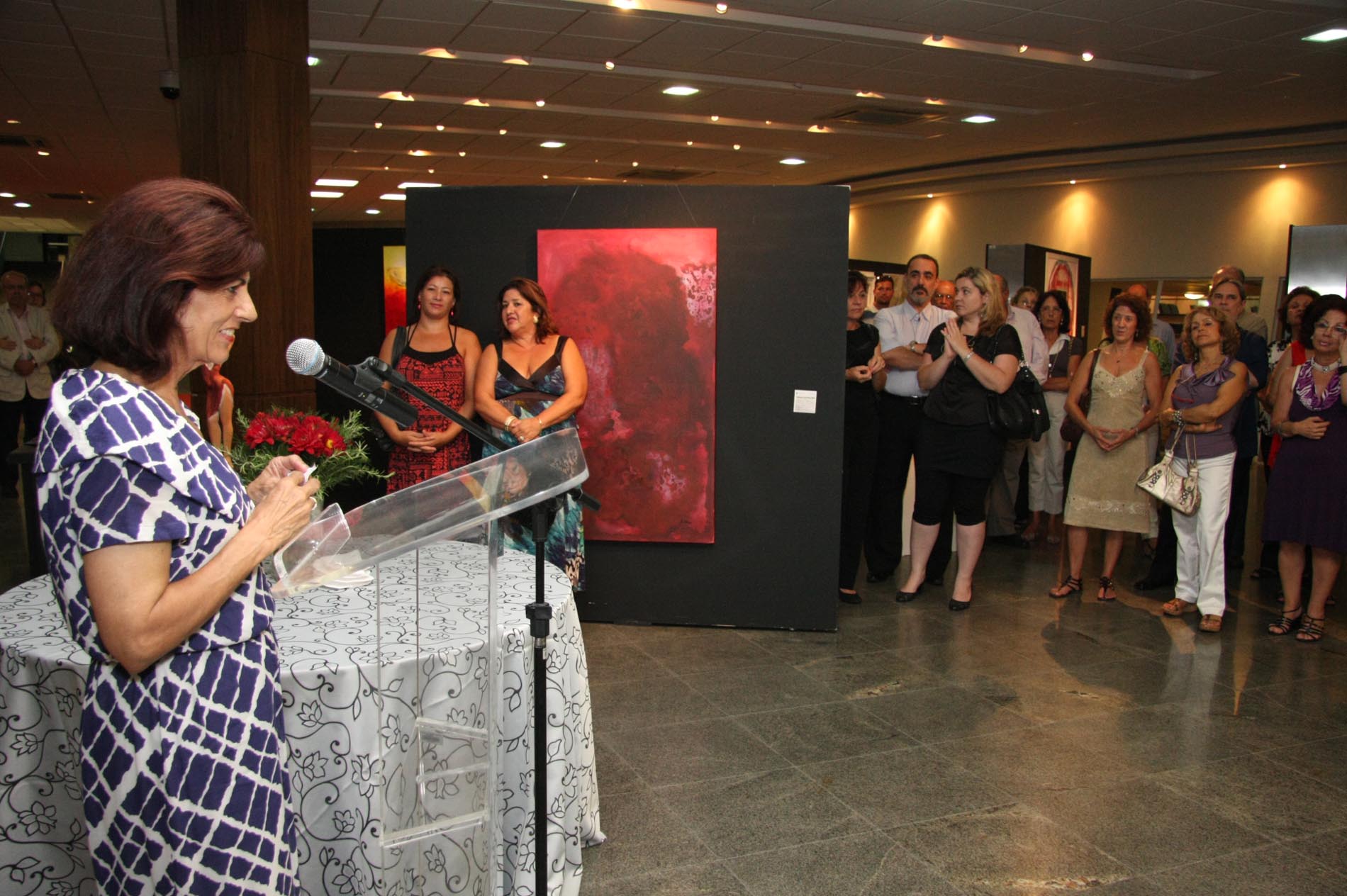Abertura da exposição da Associação dos Artistas Plásticos - ACAP