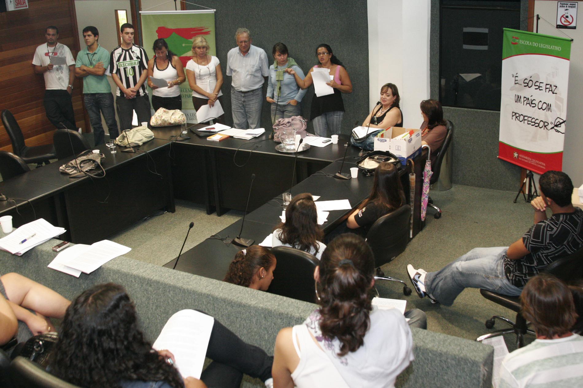 Reunião pedagógica - Escola do Legislativo