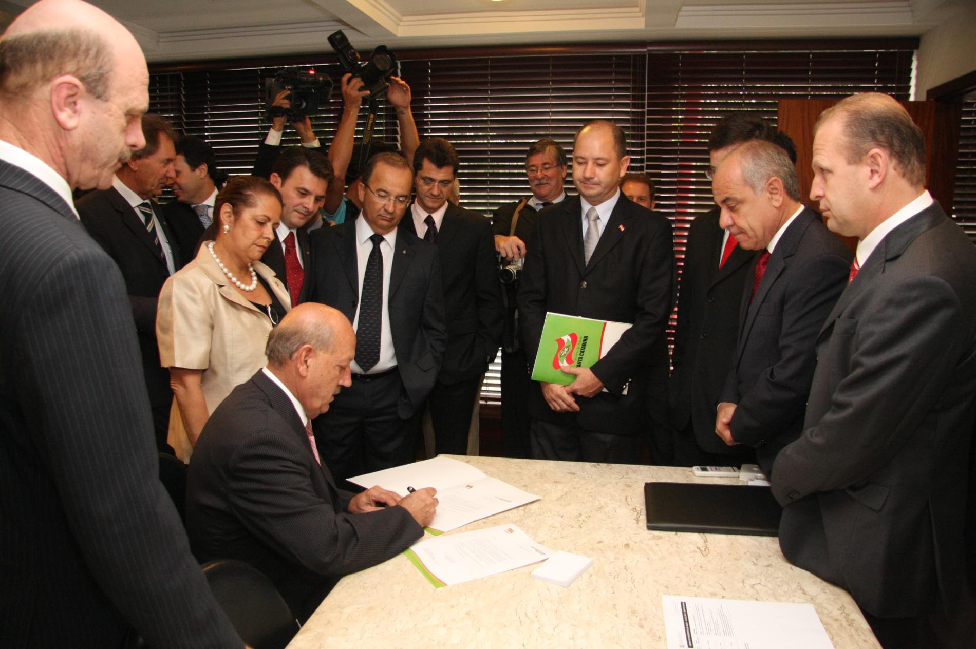 Entrega da carta de renúncia
