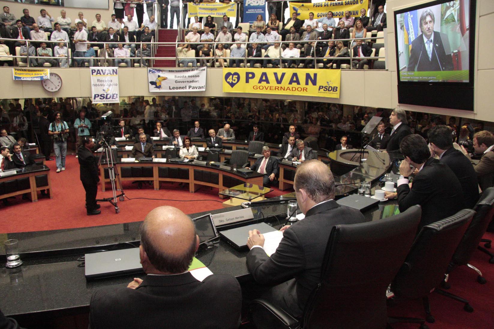 Sessão Solene - Posse do Governador Leonel Pavan