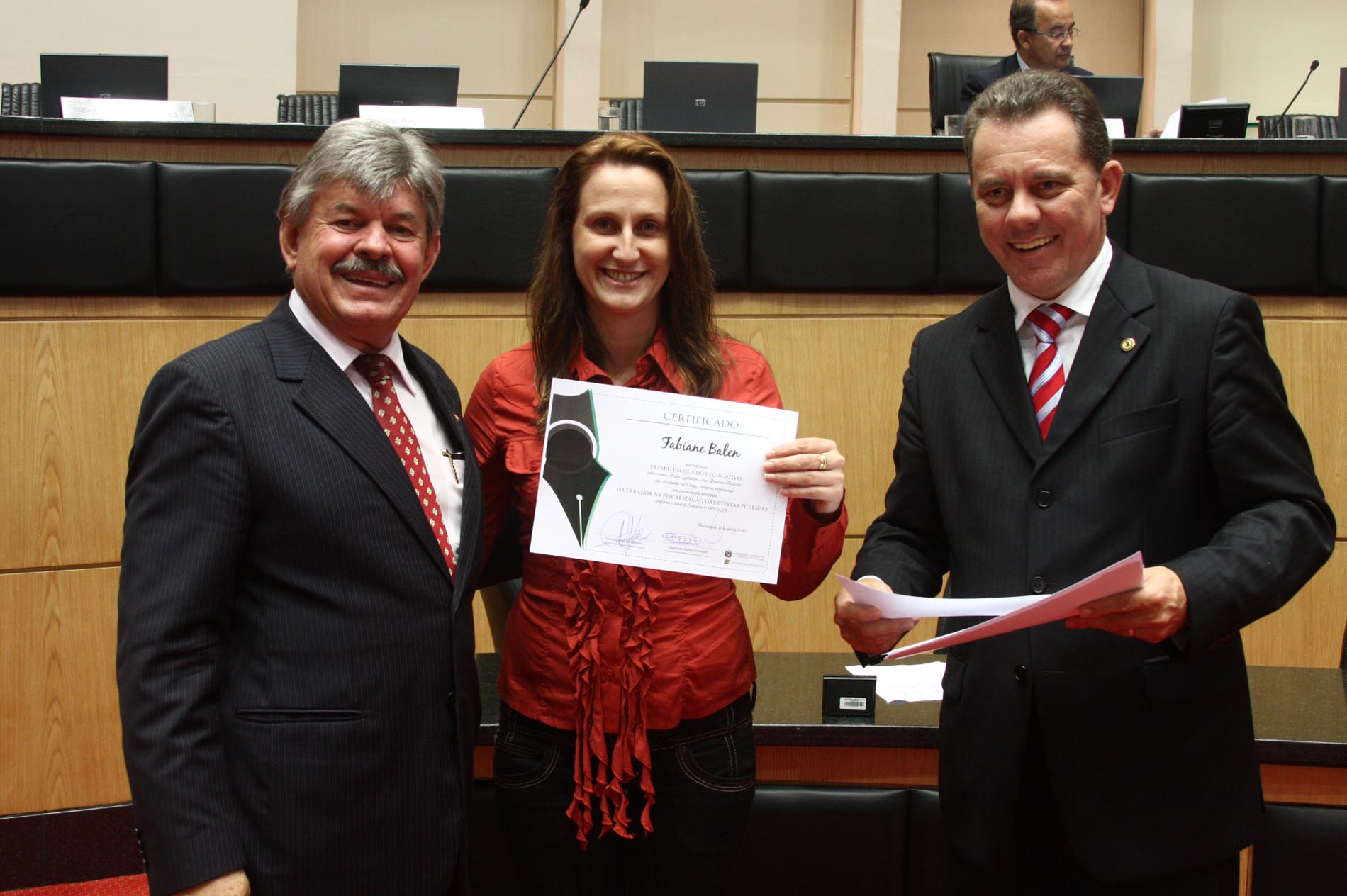 Entrega do Premio Escola do Legislativo