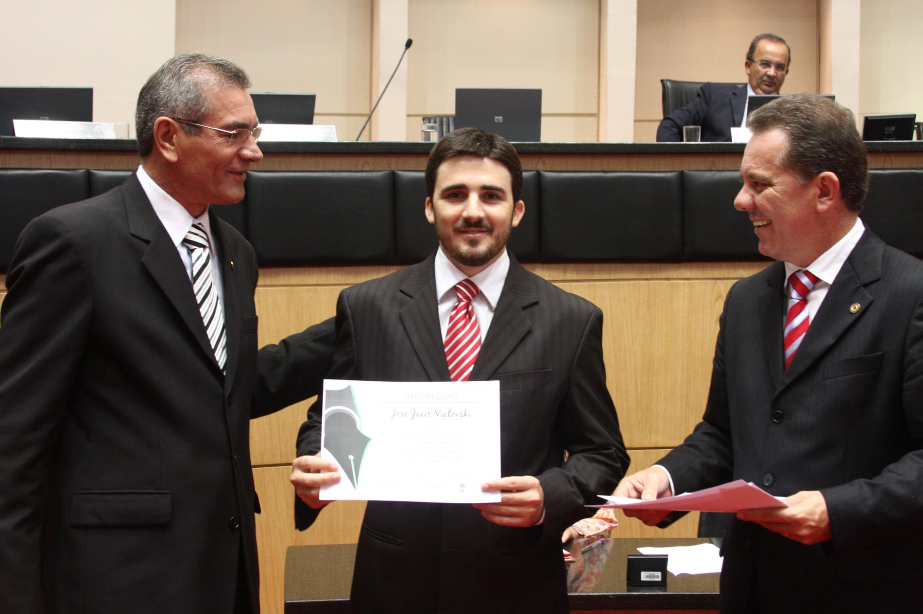 Entrega do Premio Escola do Legislativo